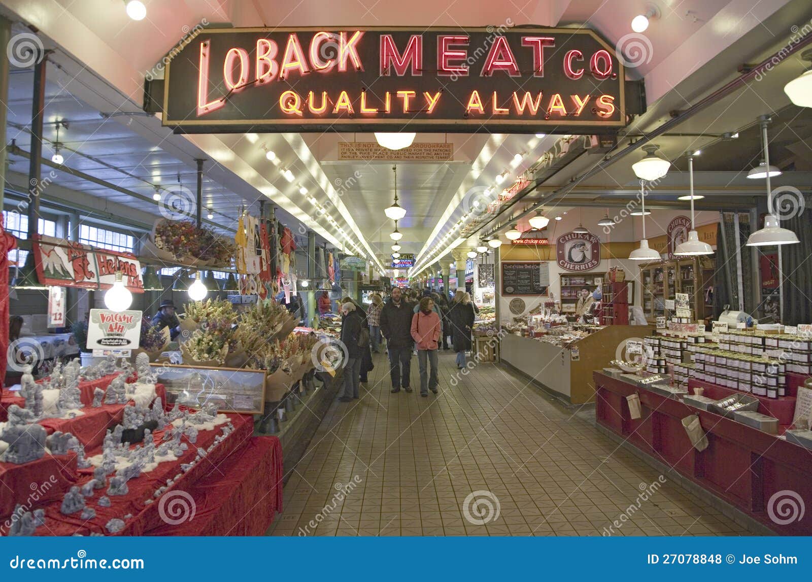 Pike Place Fish Market, editorial stock photo. Image of shellfish
