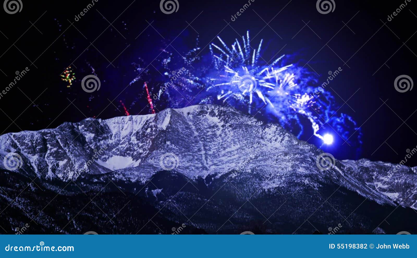 Pikes Peak Fourth of July stock footage. Video of entertainment 55198382