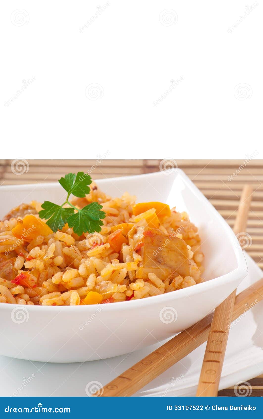 Pilaf photo stock. Image du lame, indien, pakistanais 33197522