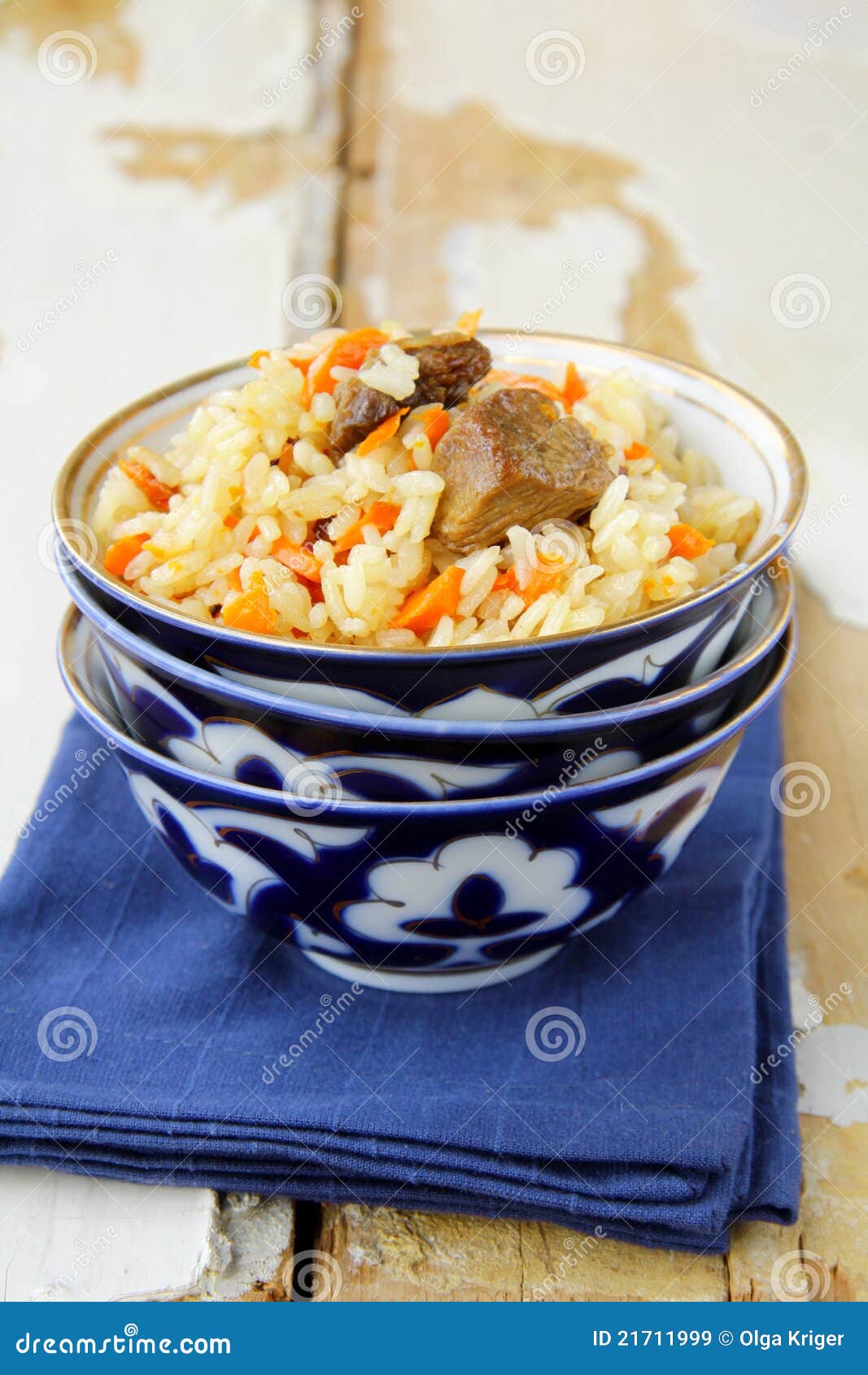 Pilaf classic Asian dish stock image. Image of asian 21711999