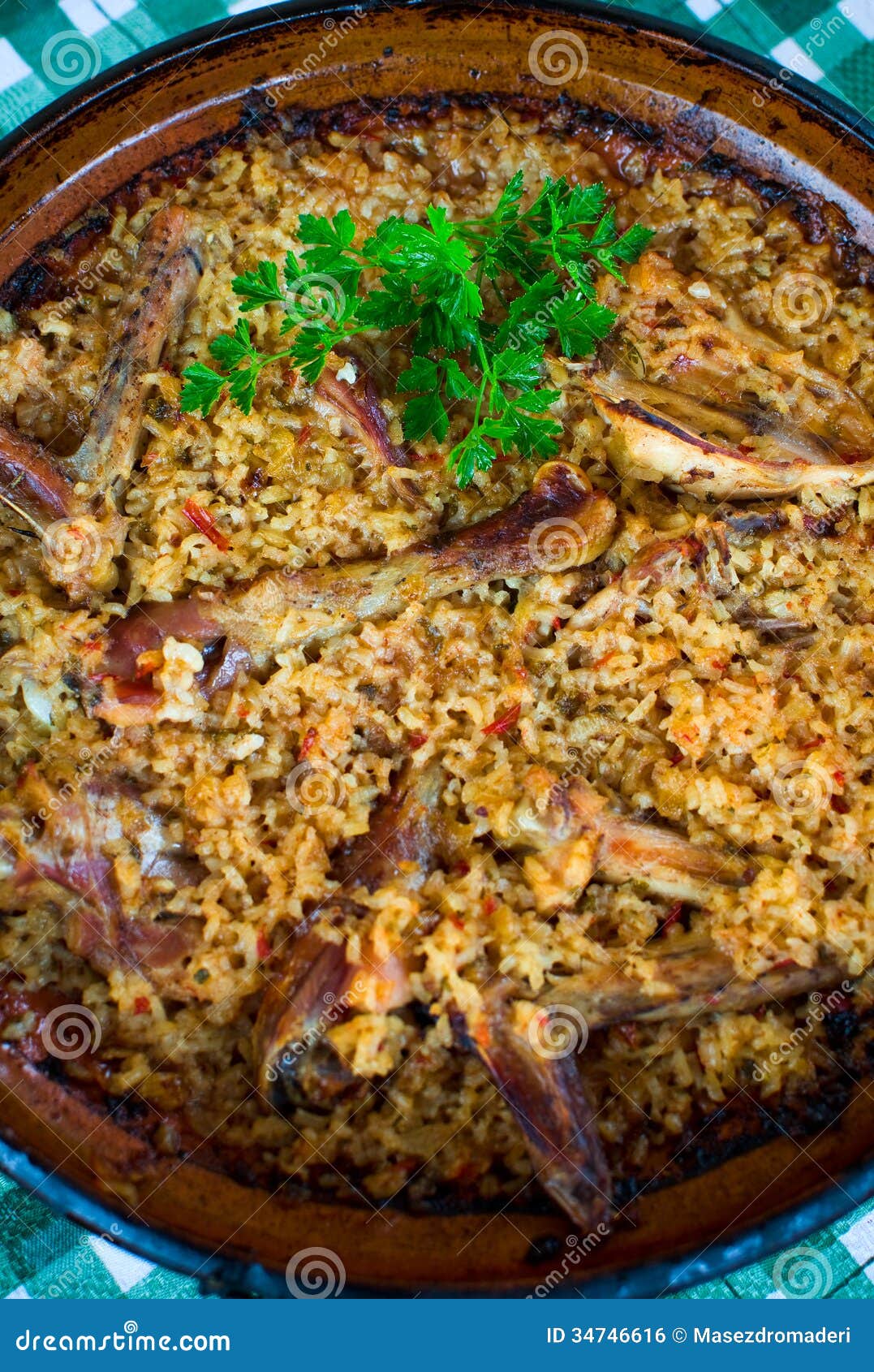 Pilaf receta rumana foto de archivo. Imagen de cena 34746616