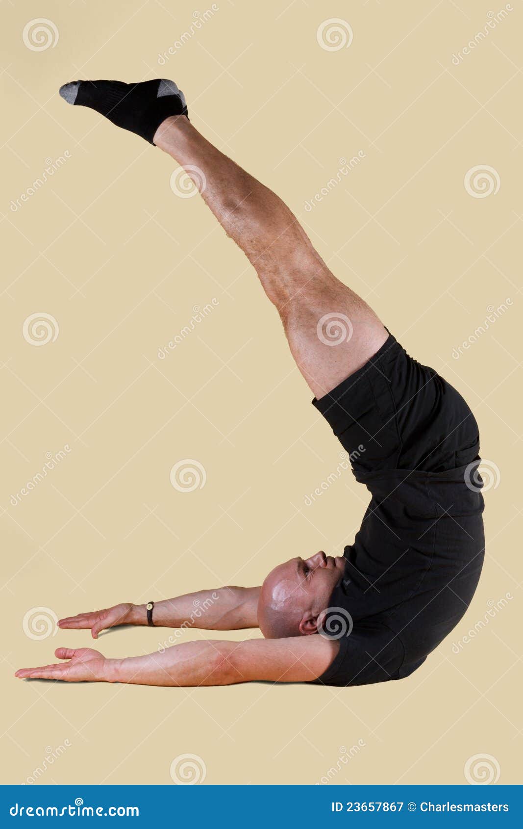 Pilates Position - Jack Knife Stock Image - Image of adult