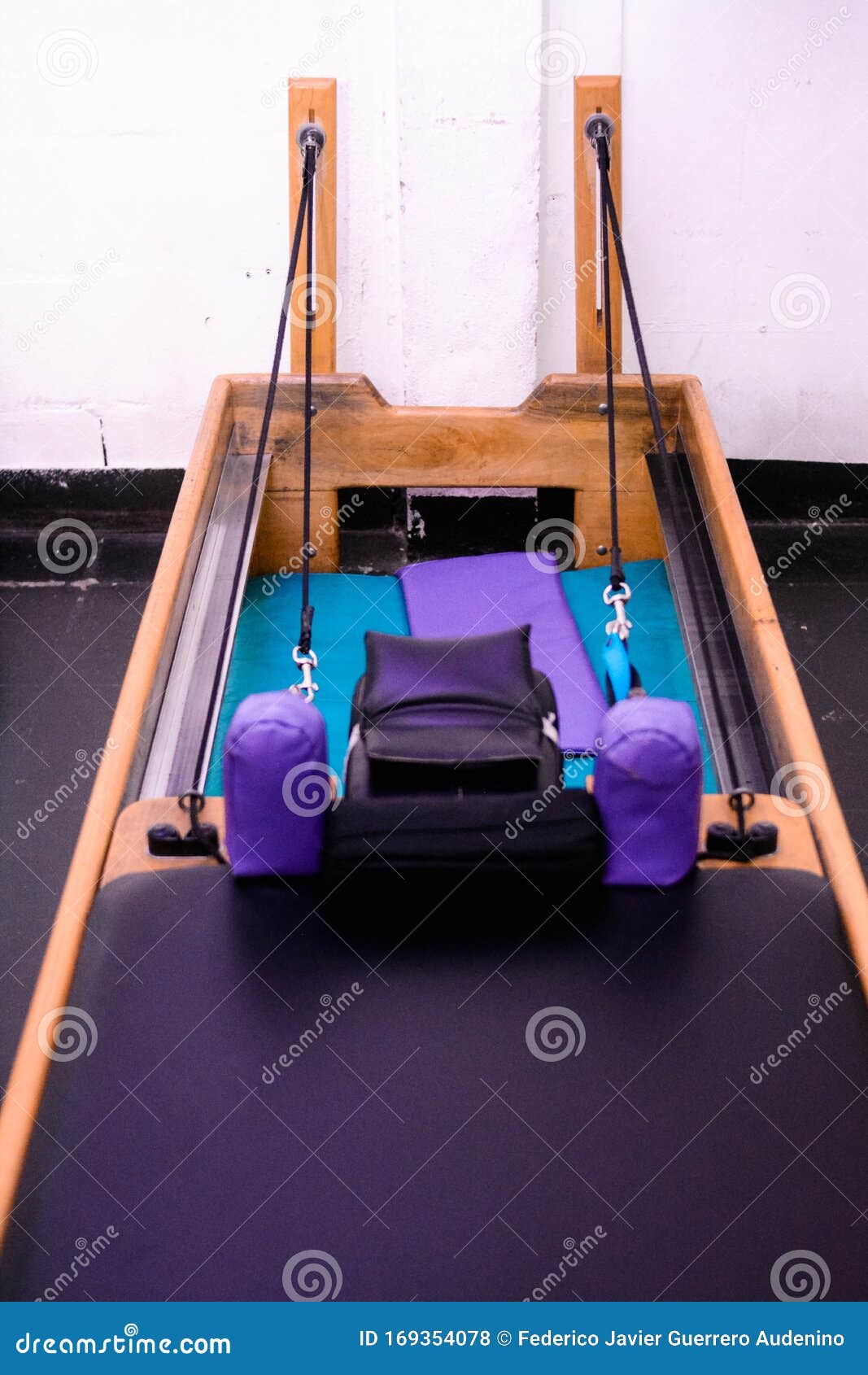 Pilates Reformer Training Bed Gym and More Stock Photo - Image of dirt,  colors: 169354078