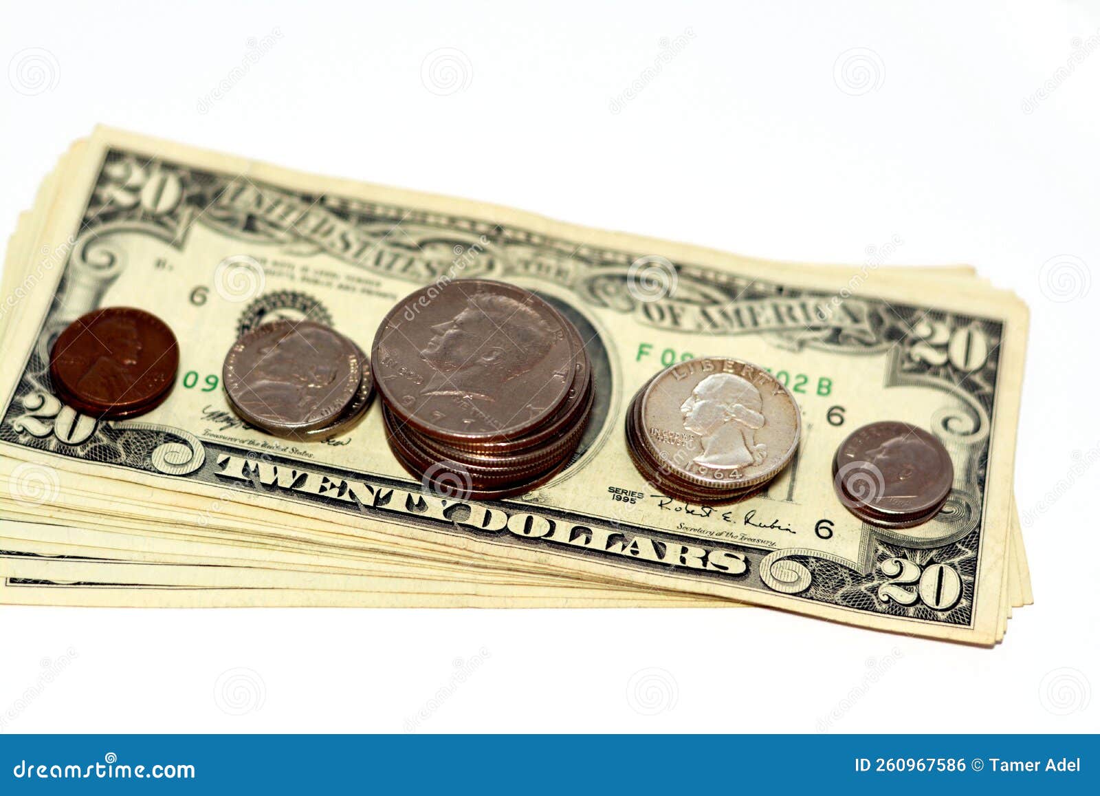Pile Of American Dollars Cash Money Banknote Papers Of Different Values pile-of-american-dollars-cash-money-banknote-papers-of-different-values