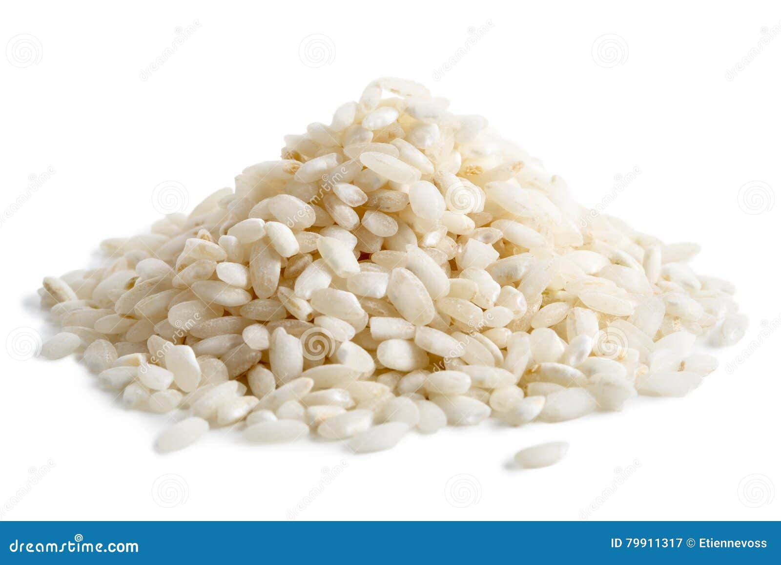 Pile of Arborio Short Grain White Rice. Stock Image Image of risotto