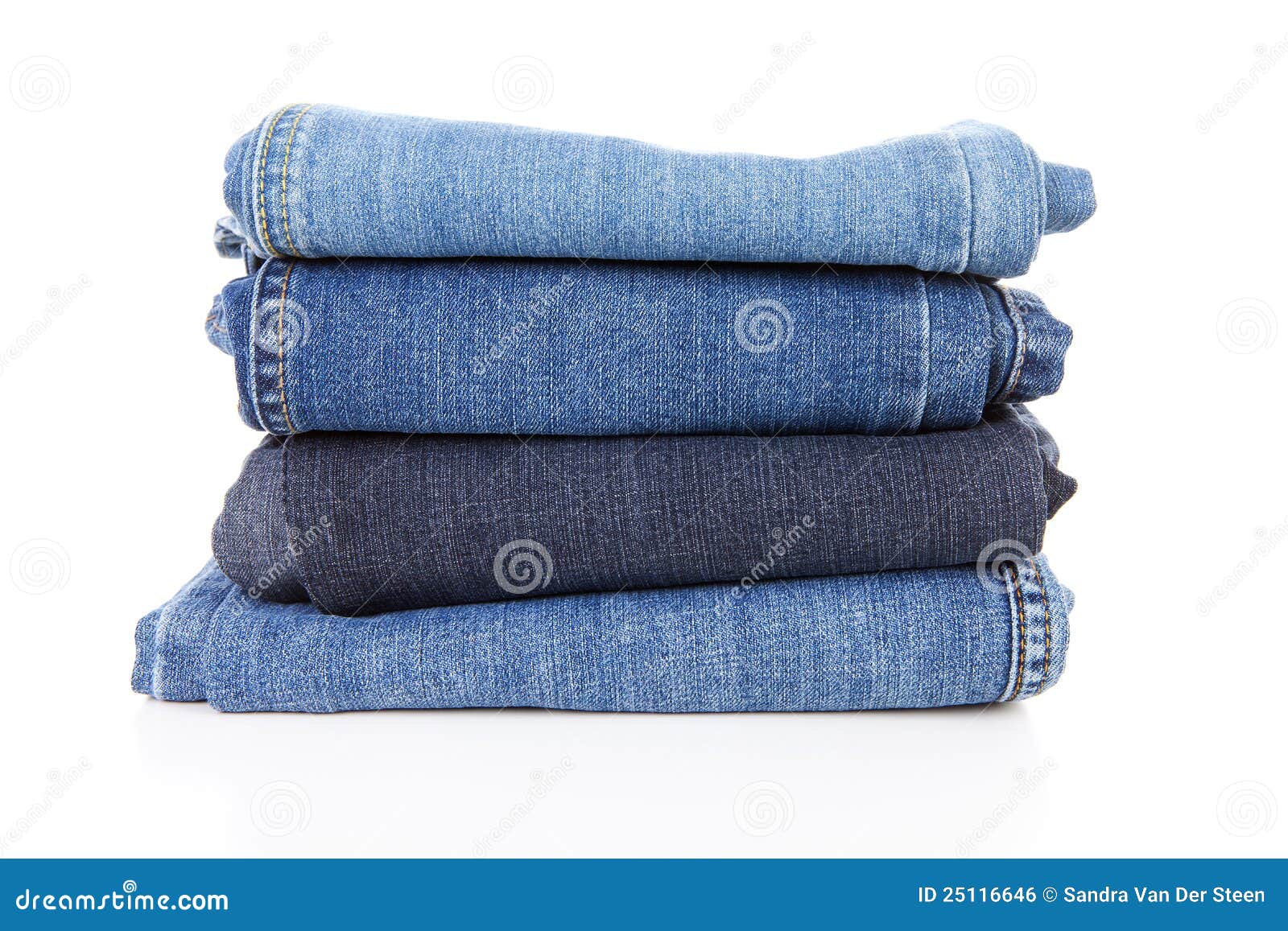 Pile of blue jeans stock photo. Image of textile, trousers - 25116646