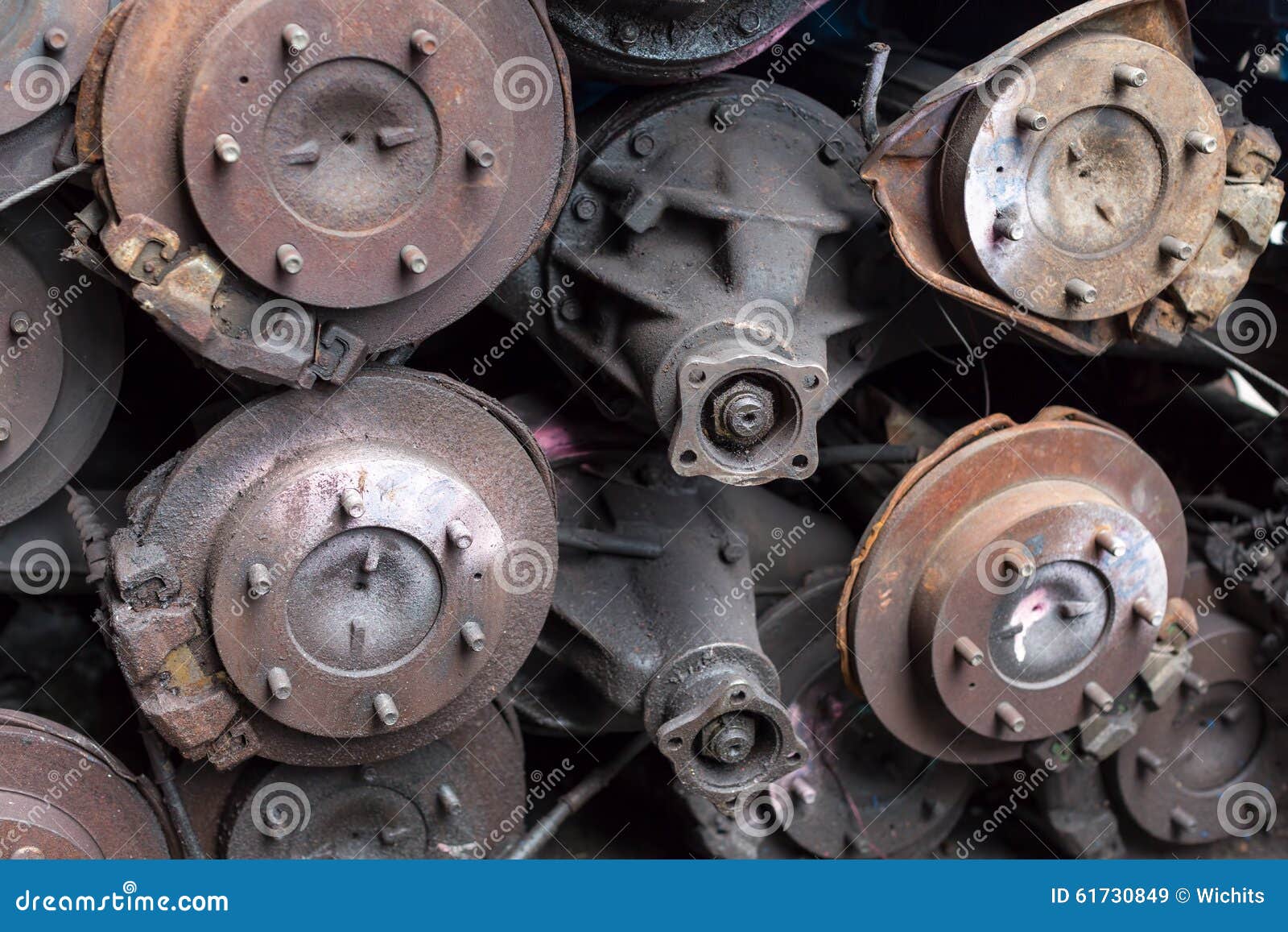 Pile of Broken Car Differentials Stock Image Image of component, axle