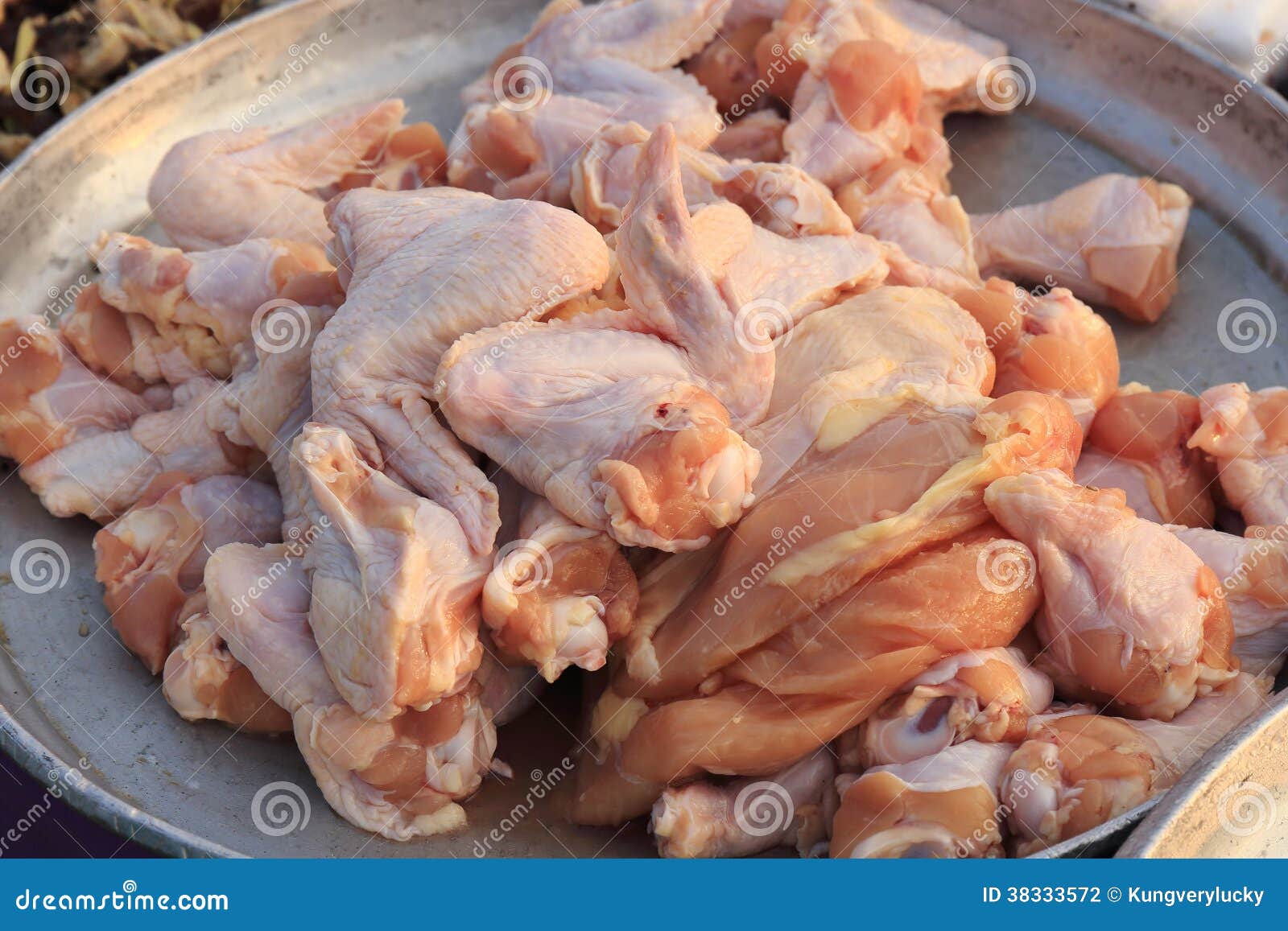 Pile of chick meat stock photo. Image of shop, turkey 38333572