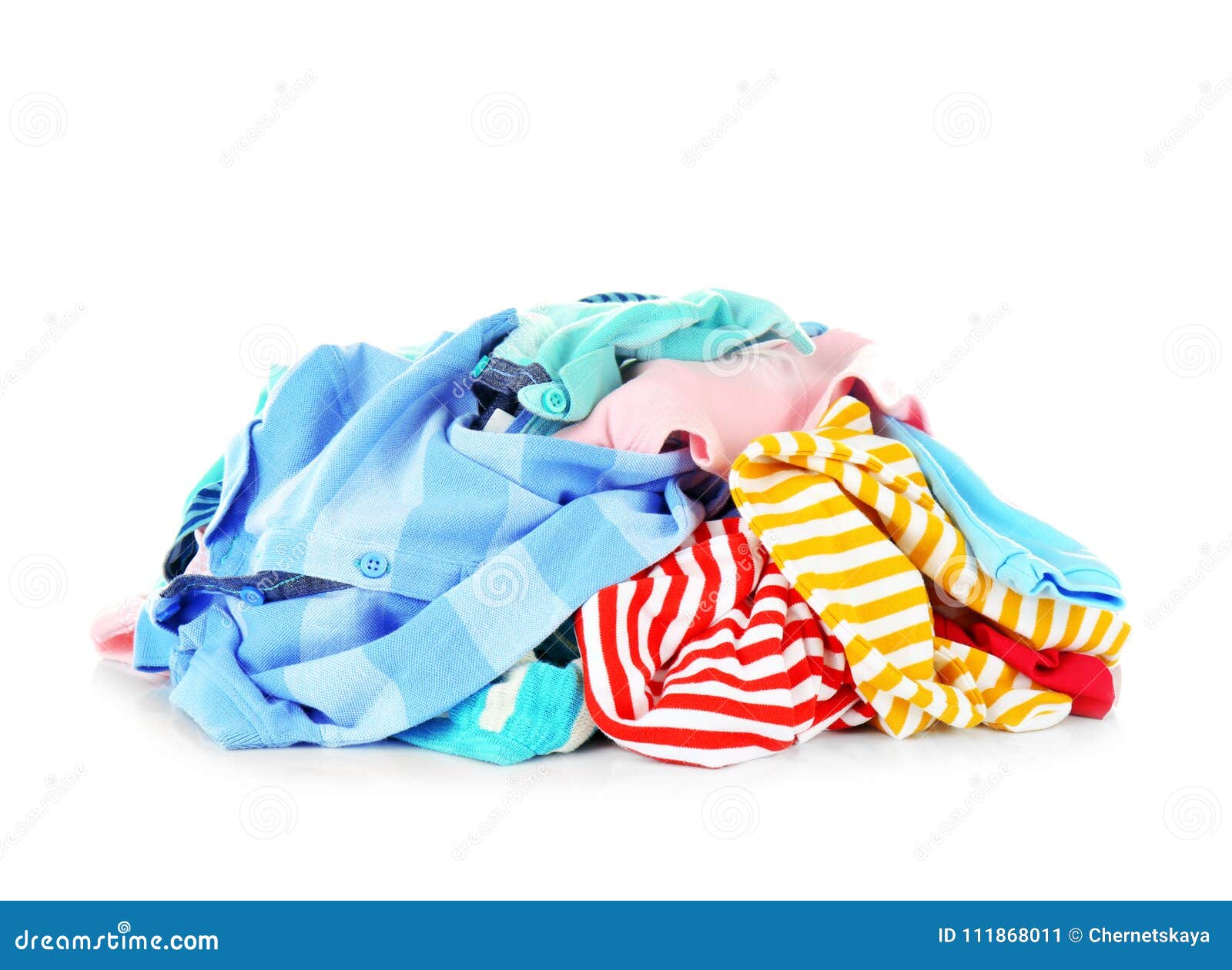 Pile of clothes stock image. Image of household, lots 111868011