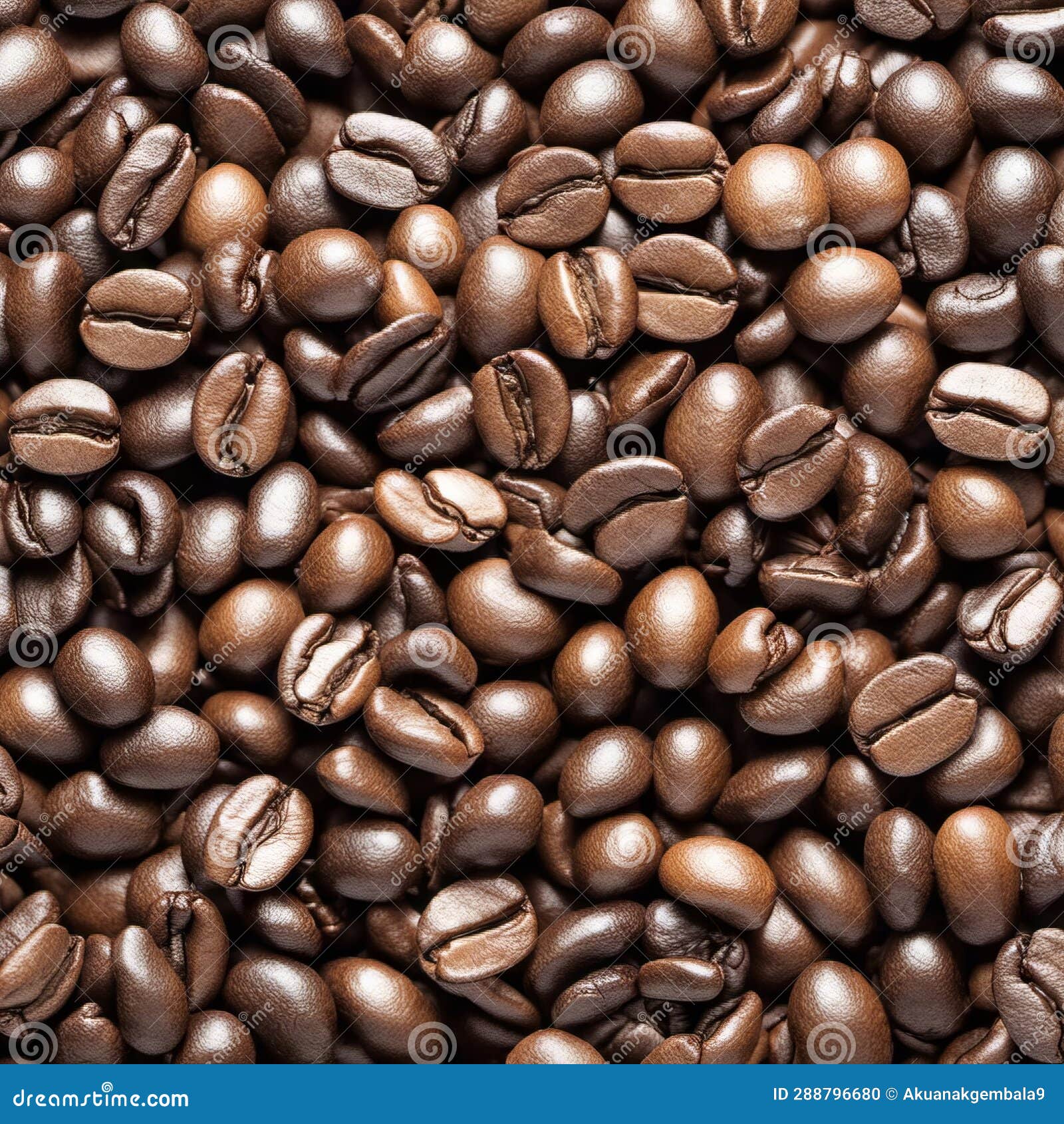 Pile of Coffee Beans Background for International Coffee Day Stock