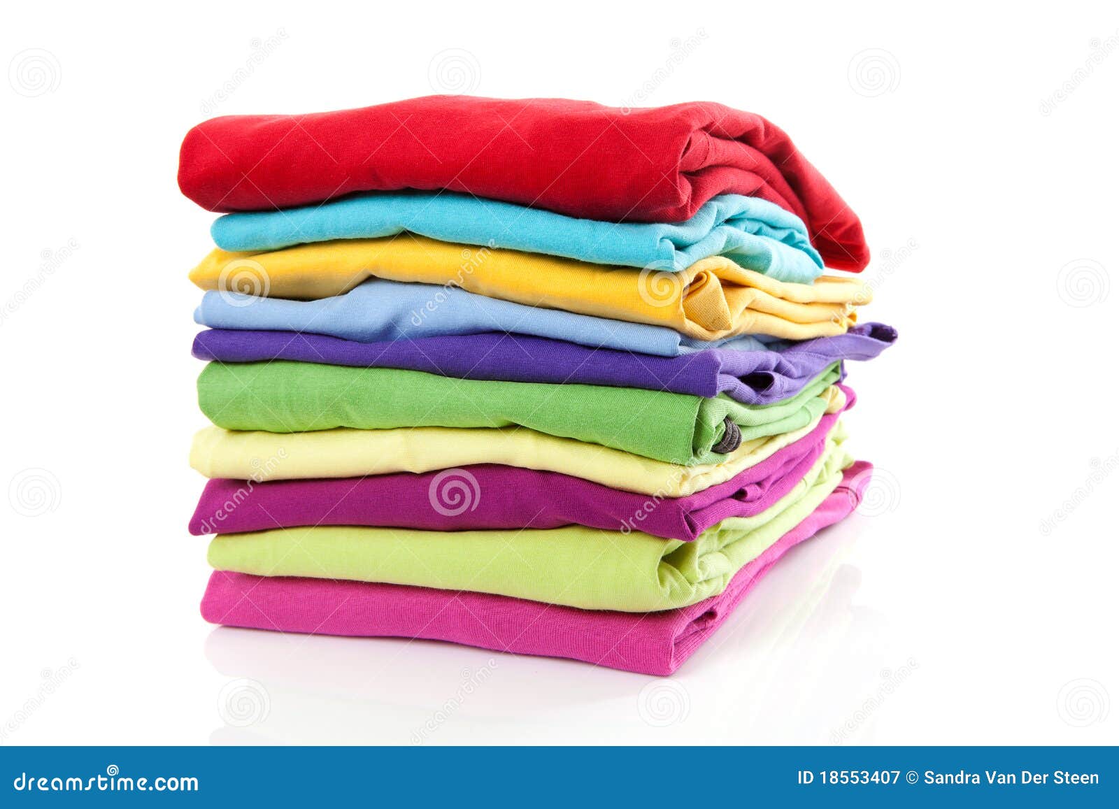 Pile of colorful clothes stock image. Image of laundry - 18553407