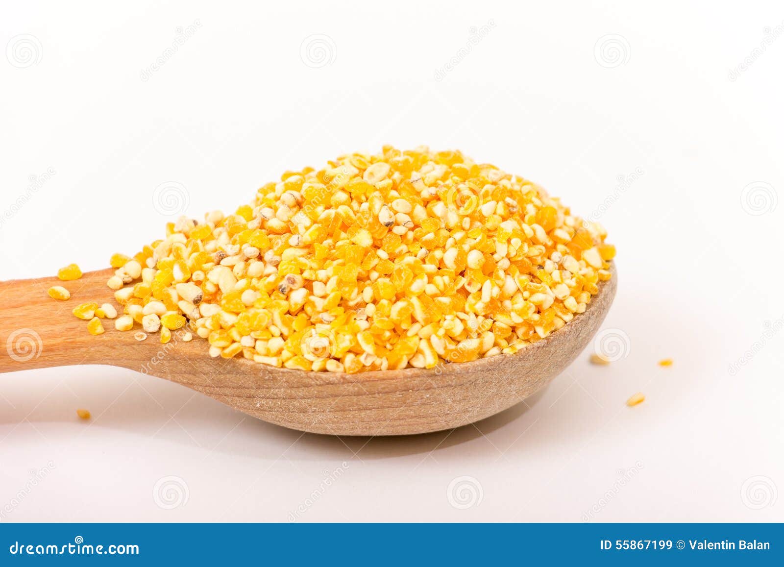Pile of Corn Grits stock image. Image of grit, basket 55867199