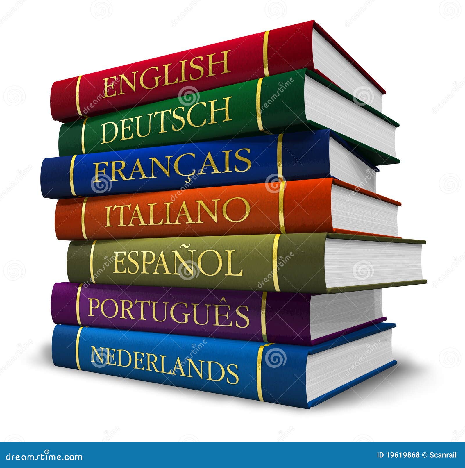 Pile de dictionnaires illustration stock. Illustration du éducation 19619868