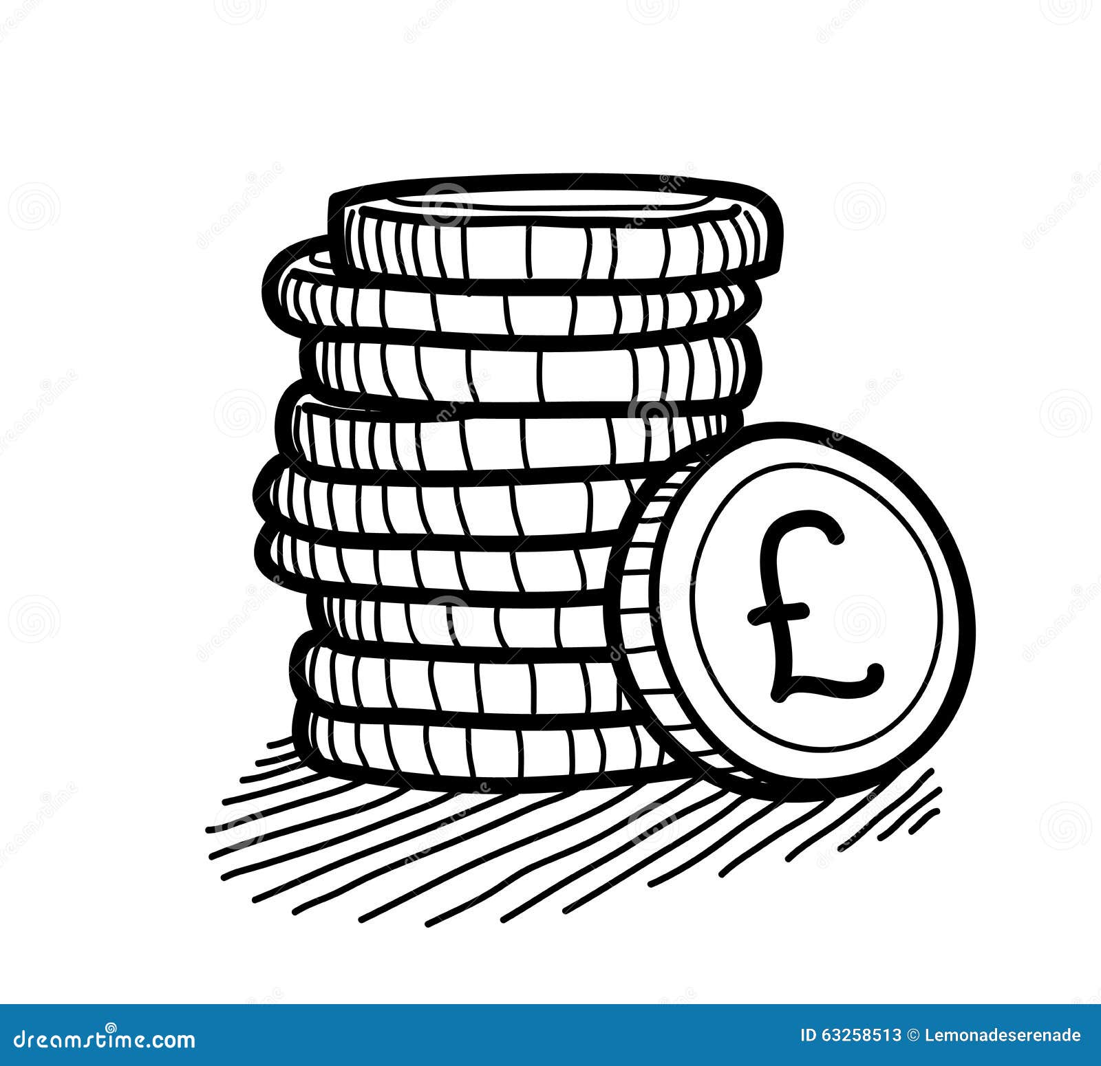 Pile De Griffonnage De Pi ces De Monnaie livre Sterling Illustration changer-et-r-server-euros-en-livre-sterling-taux-2025-en-direct