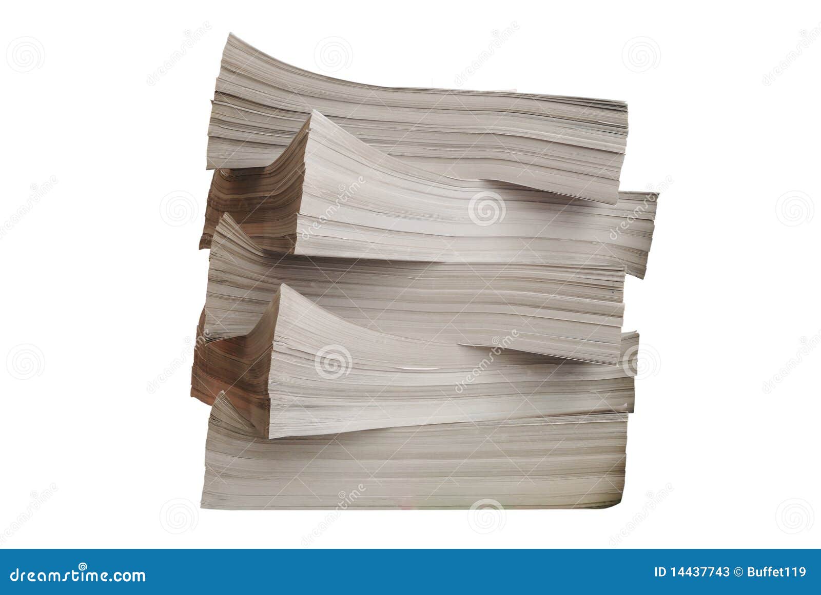 Pile de papiers image stock. Image du groupe, bureau 14437743