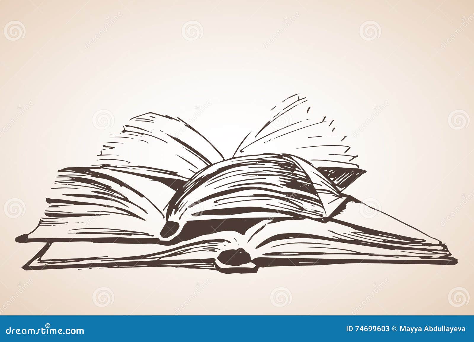 Pile De Trois Livres Ouverts Illustration De Vecteur Illustration Du Information Dictionnaire