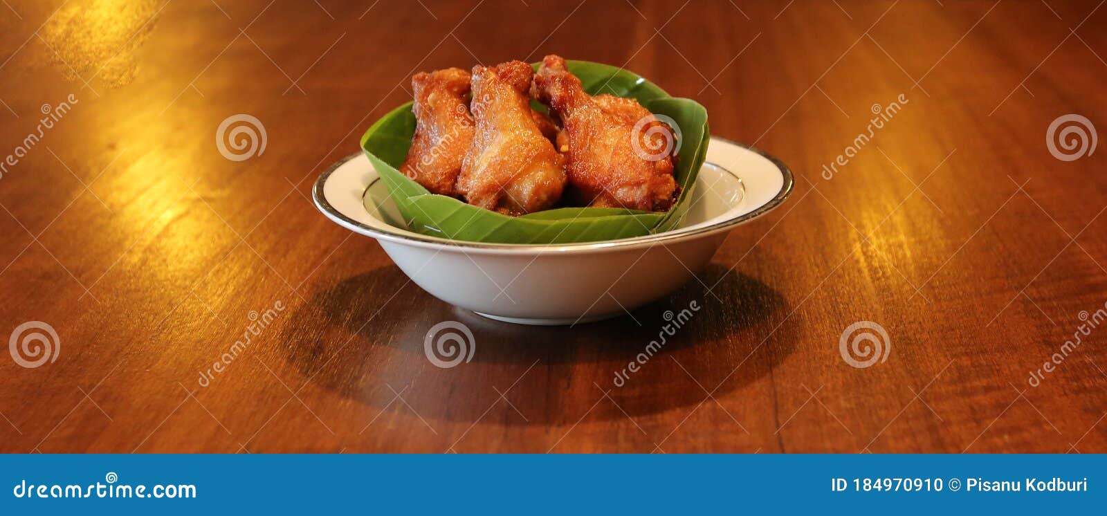 Pile of Deep Fried Chicken. Thai Food Stock Photo Image of fried