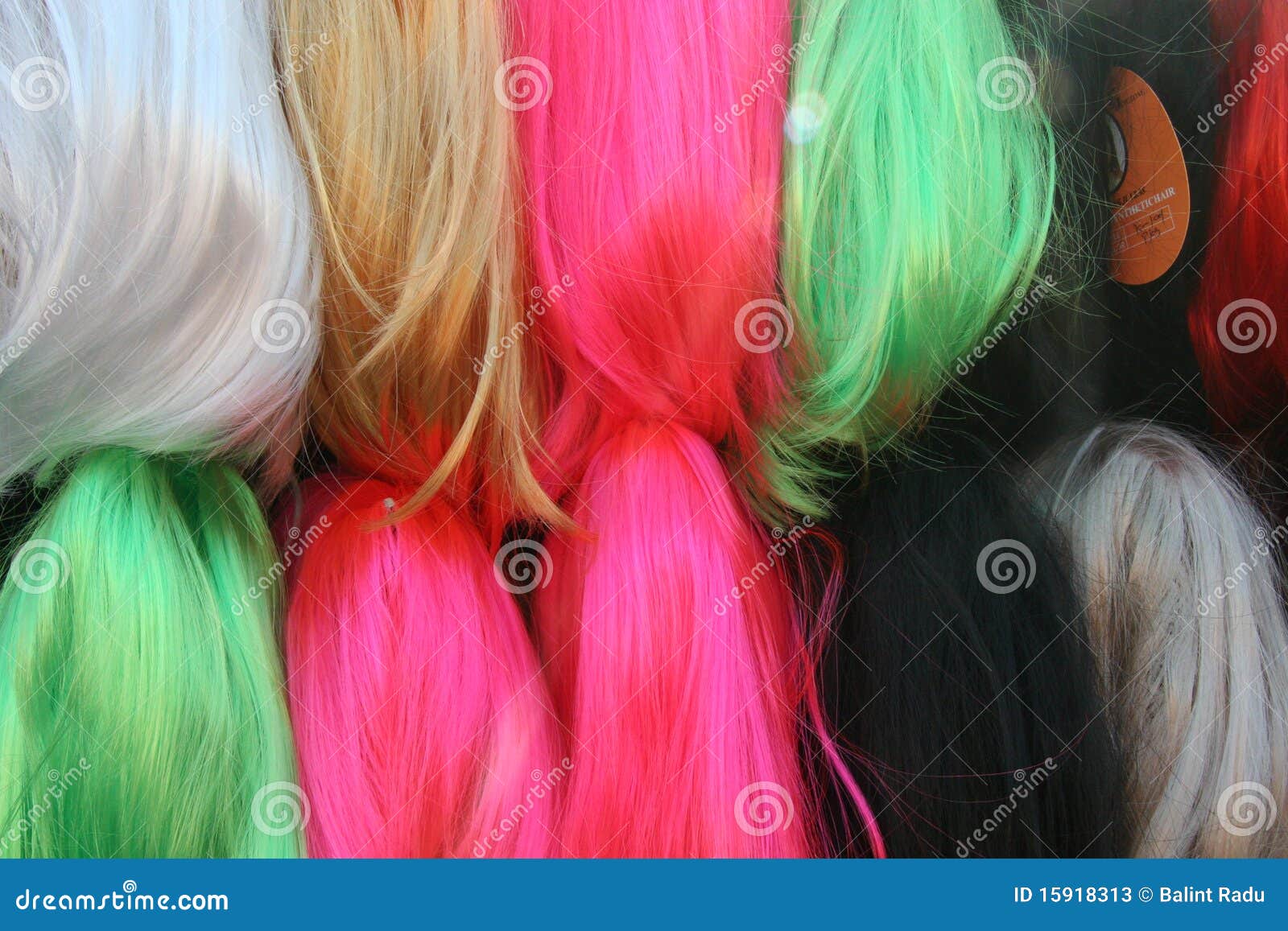 Pile Di Capelli Colorati Immagine Stock Immagine Di Verde