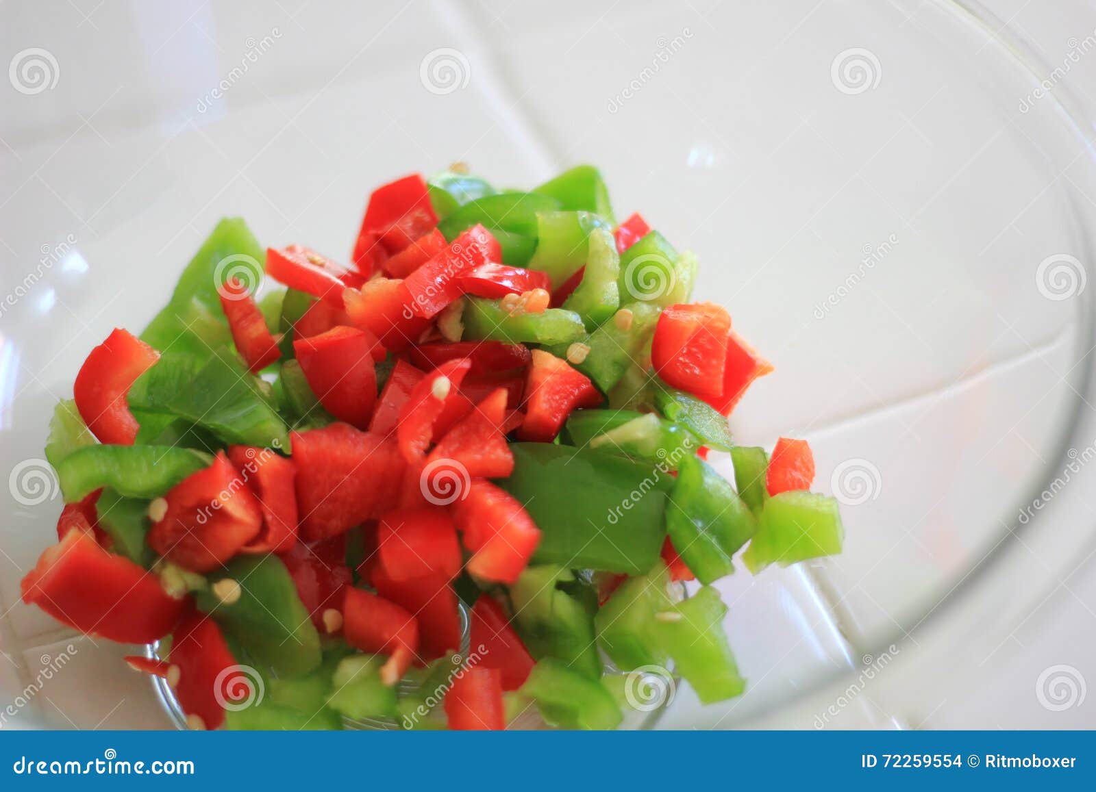 Pile of Diced Bell Peppers stock photo. Image of nutritious 72259554