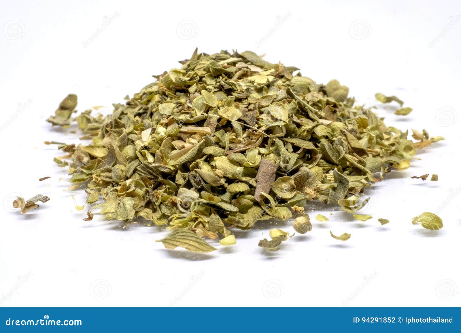 Pile of Dried Oregano Leaves Isolated on White Background Stock Photo Image of fresh, chef