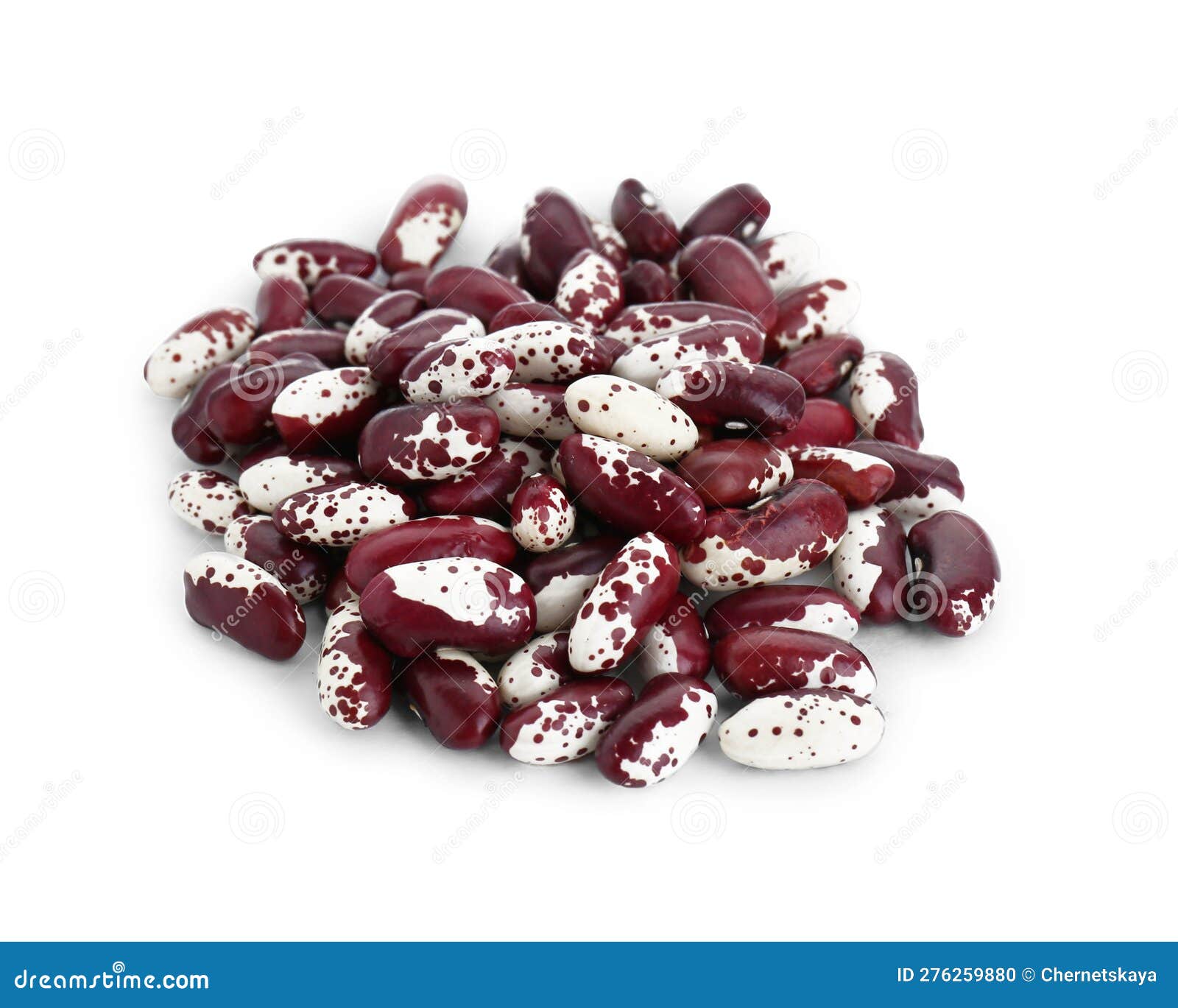 Pile of Dry Kidney Beans on White Background Stock Photo Image of