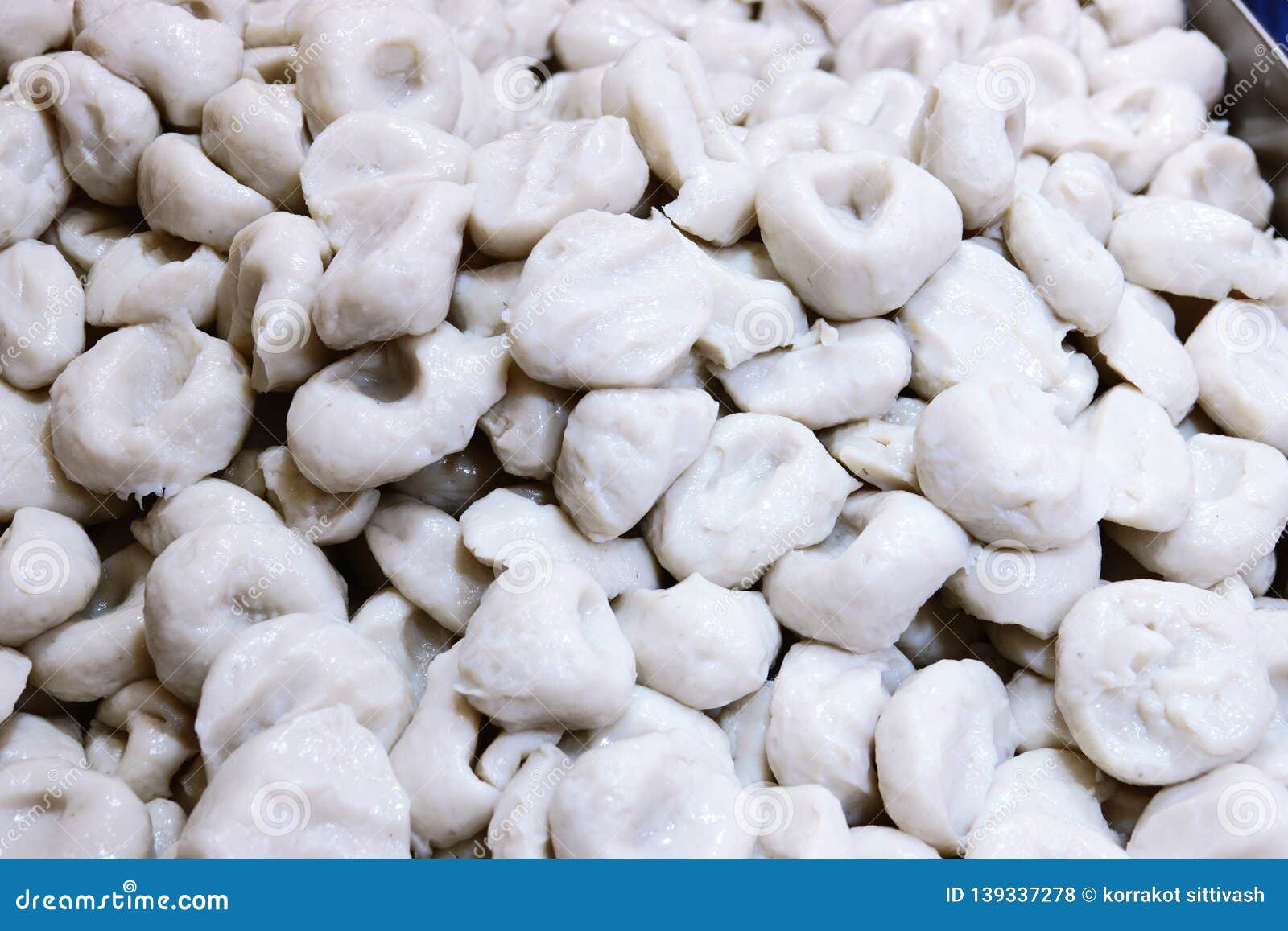 Pile of Fish Meat Ball Close Up Stock Photo Image of meal, balls