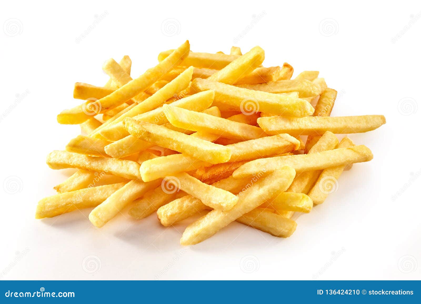 pile of french fries in close-up