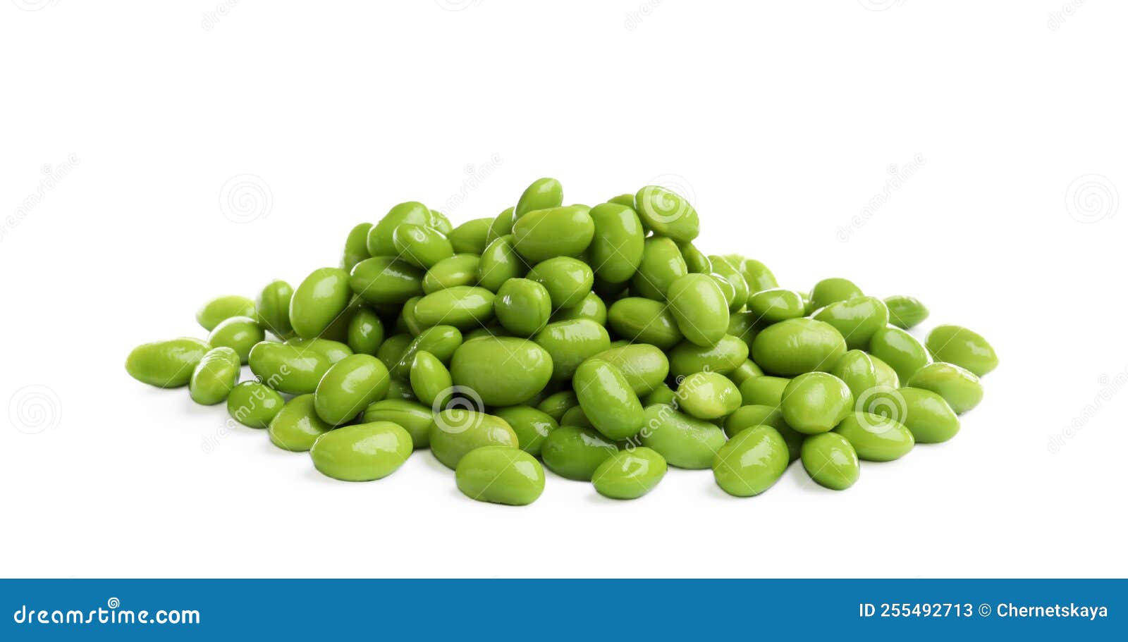Pile Of Edamame Green Beans Seeds Or Soybeans Isolated RoyaltyFree