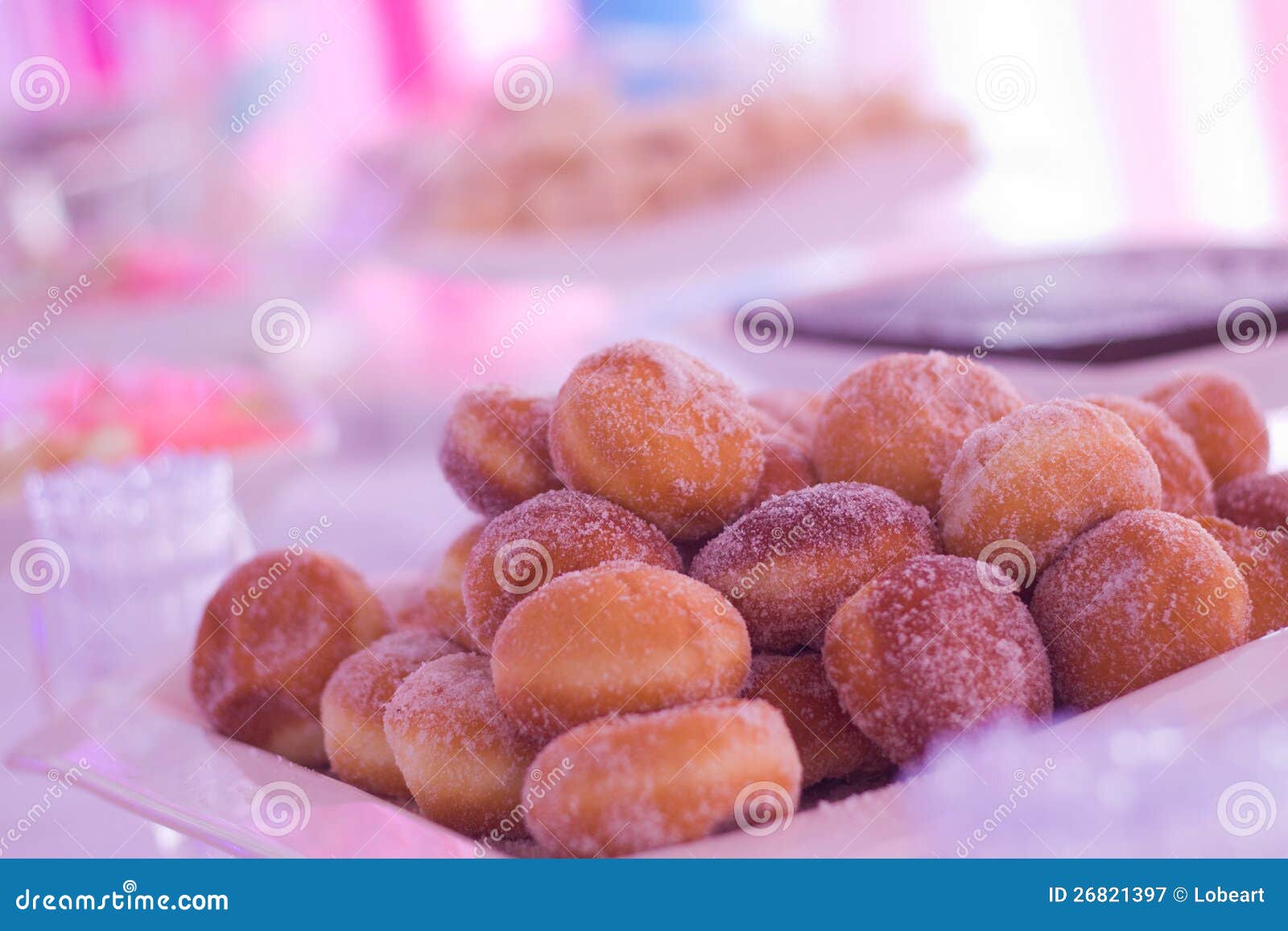 Fried Bread With Cheese And Mayonnaise On The Black Tray RoyaltyFree