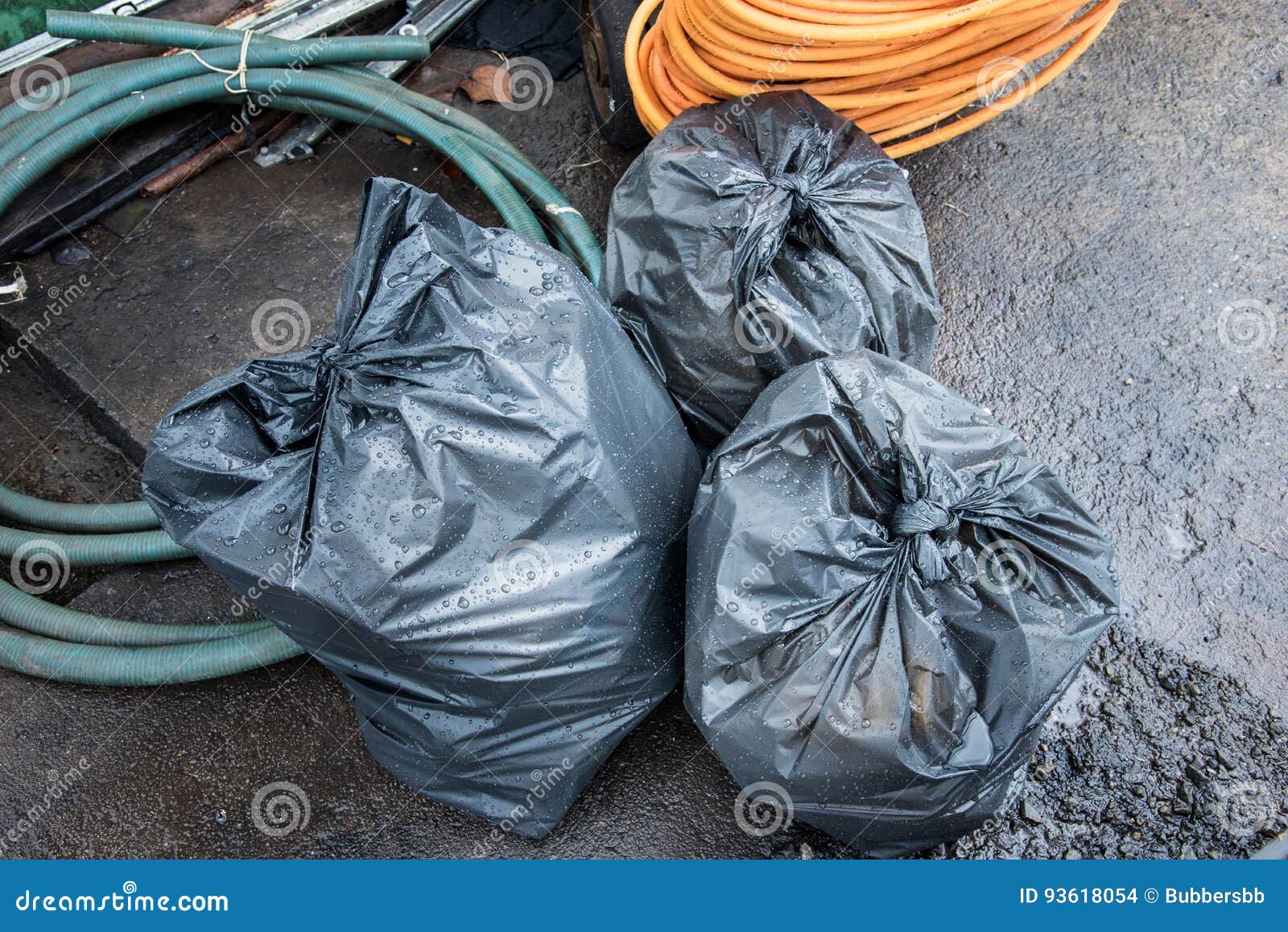 Garbage Bags Large Pile, Plastic Garbage Waste Big Stack, Lot of Waste Bag  and Sky Background, Copy Space Stock Image - Image of dustbin, landfill:  194988041