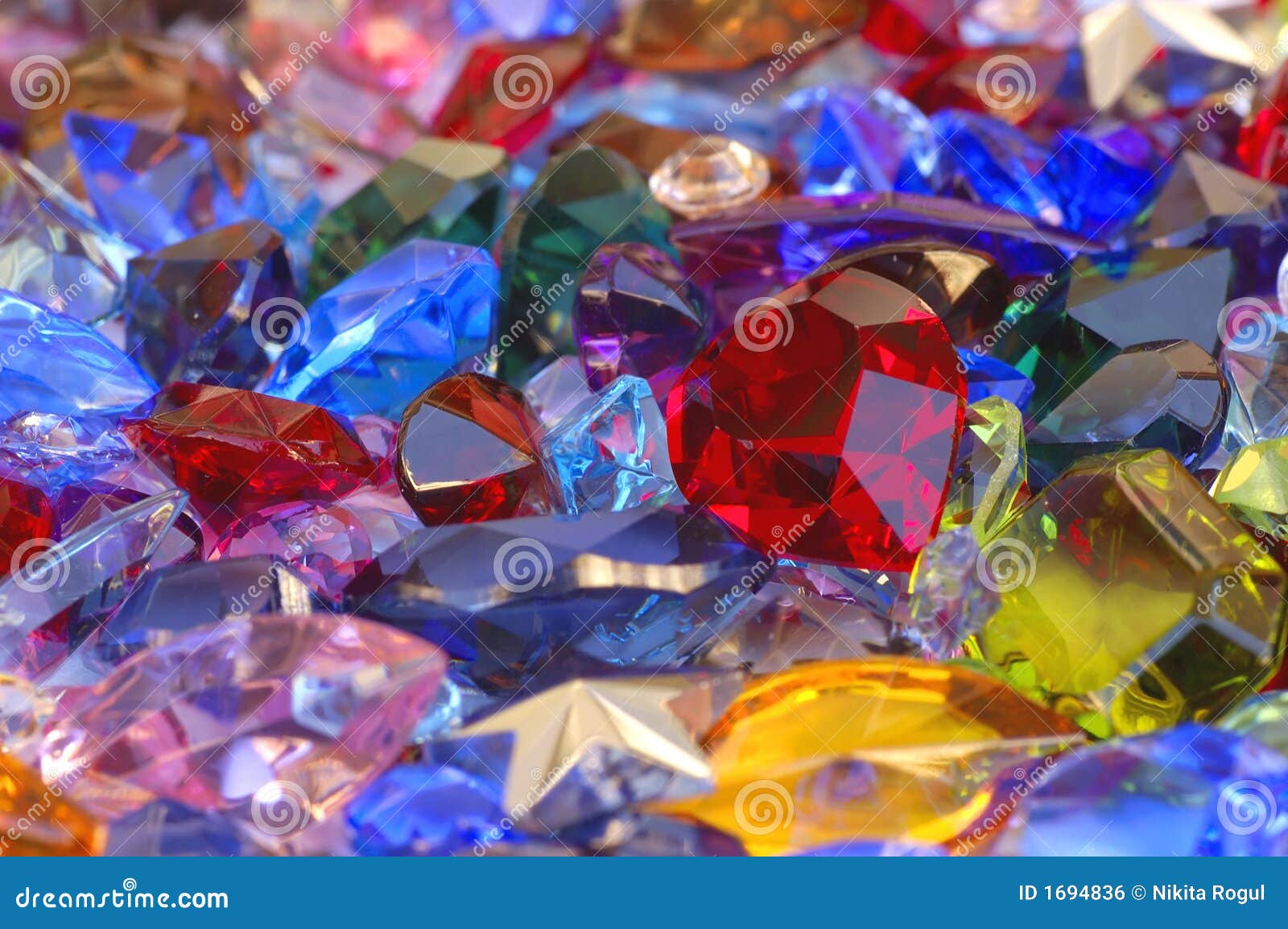 Pile Of Gems Royalty Free Stock Image Image 1694836