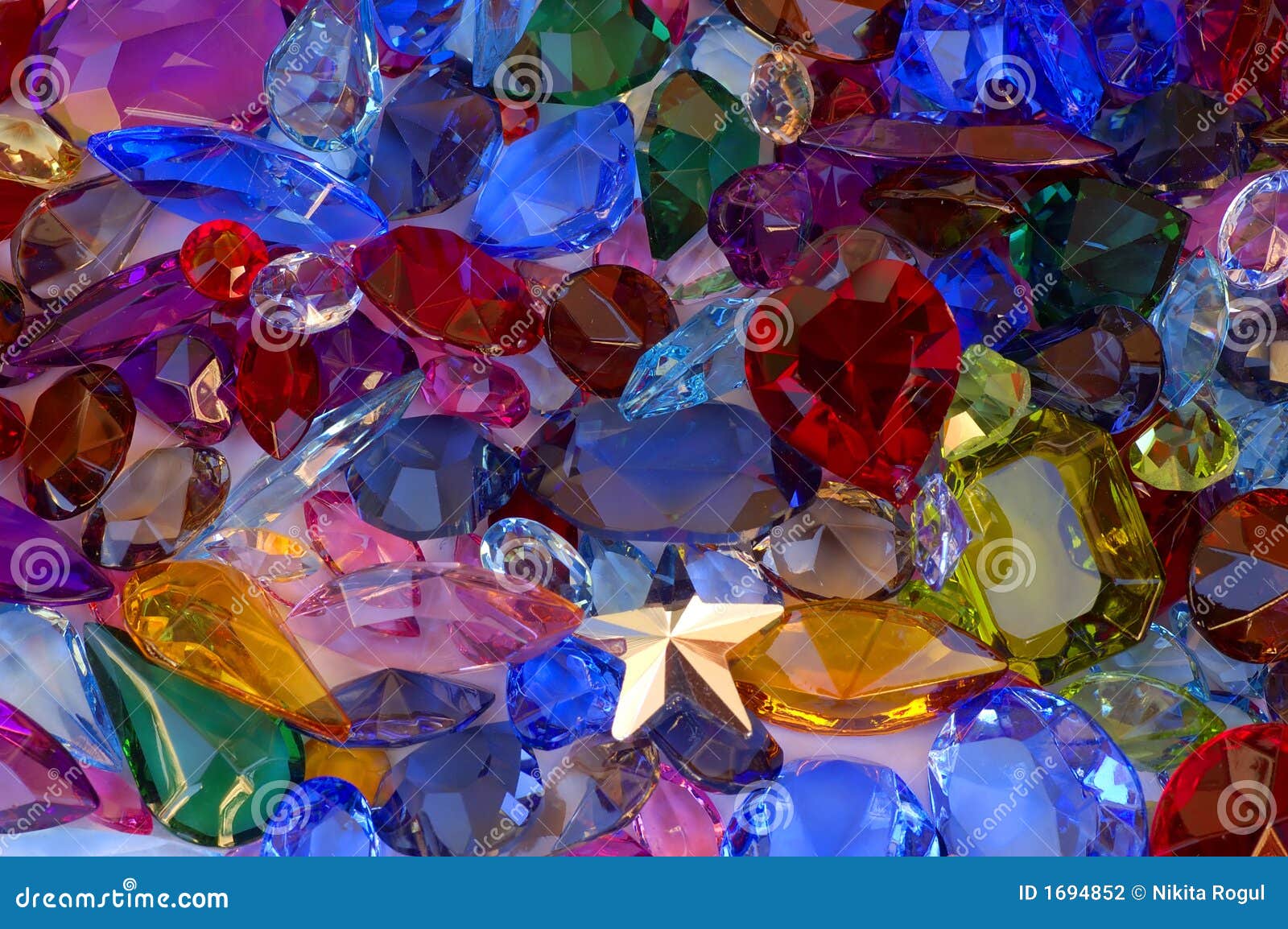 pile of gems