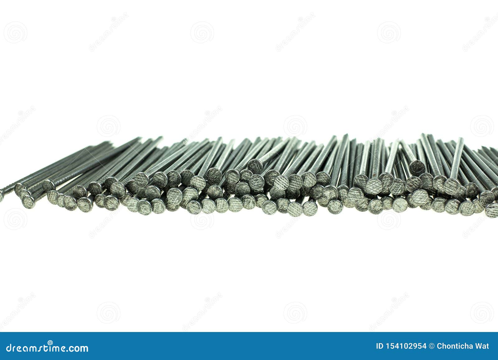 Pile of iron nails stock photo. Image of instrument 154102954