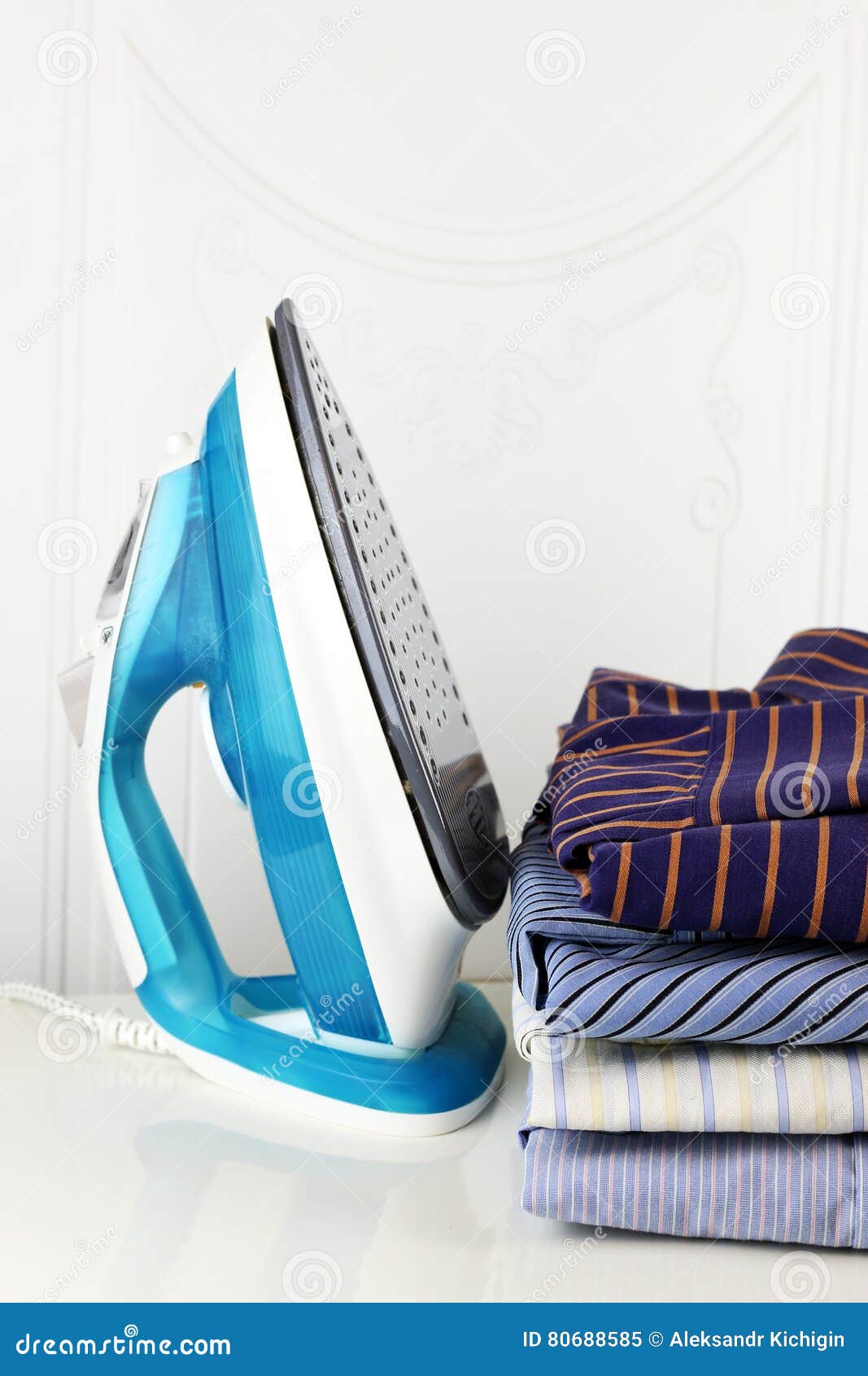 Pile of Ironing Shirts and Hand Stock Image Image of background, hand