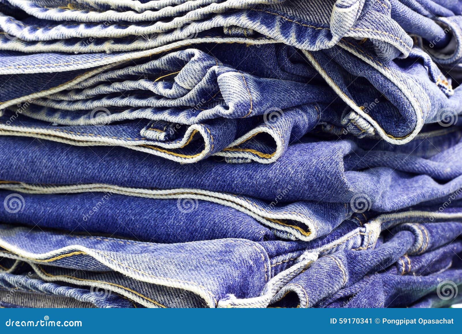 Pile of Jeans stock image. Image of studio, stack, youth - 59170341