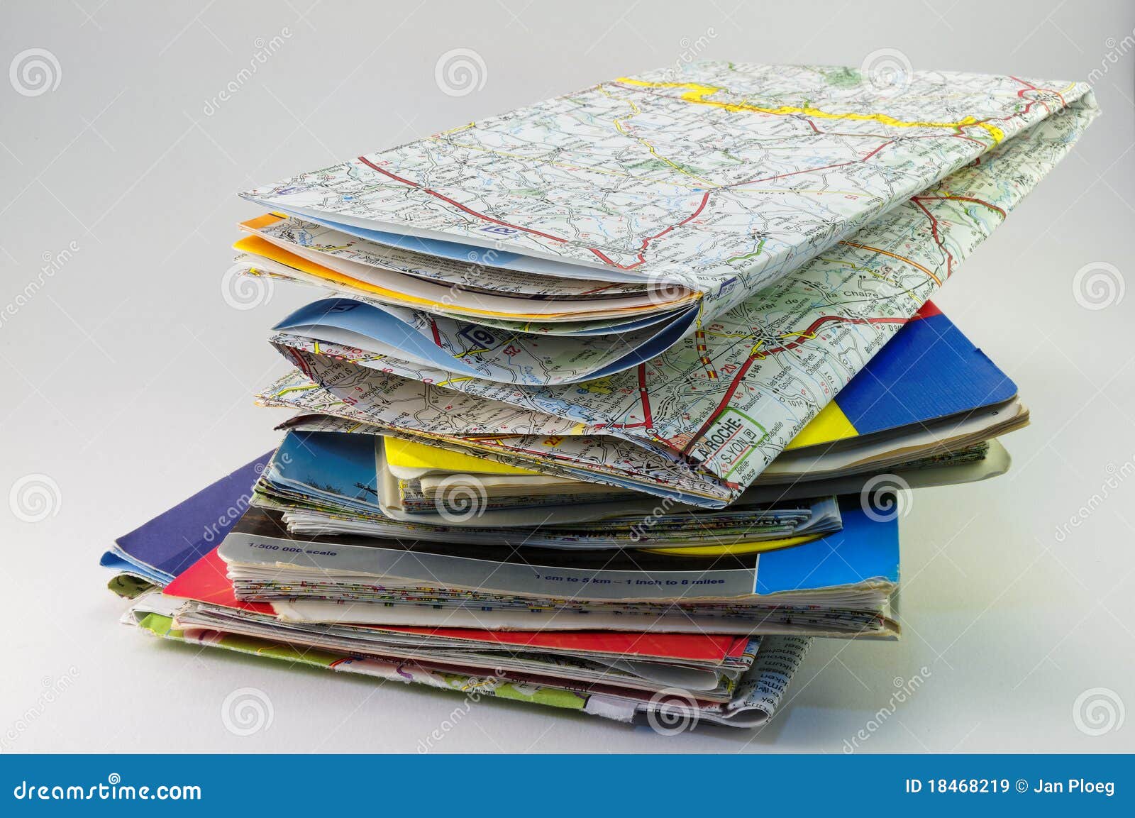 pile of maps