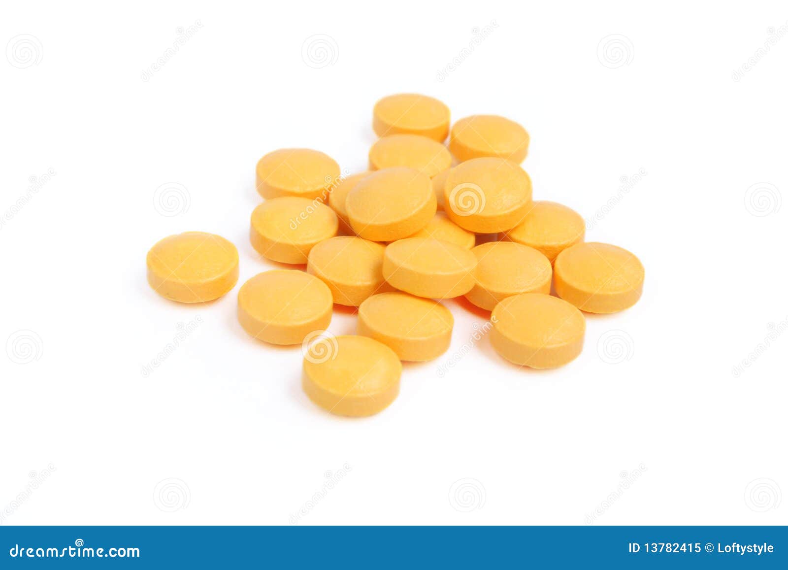 Pile of orange pills stock image. Image of lifestyle 13782415