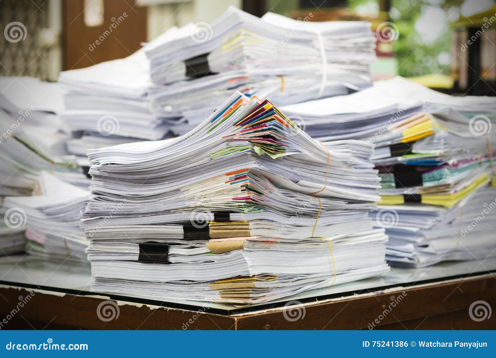 Pile of receipts stock photo. Image of disorder, cost 75241386