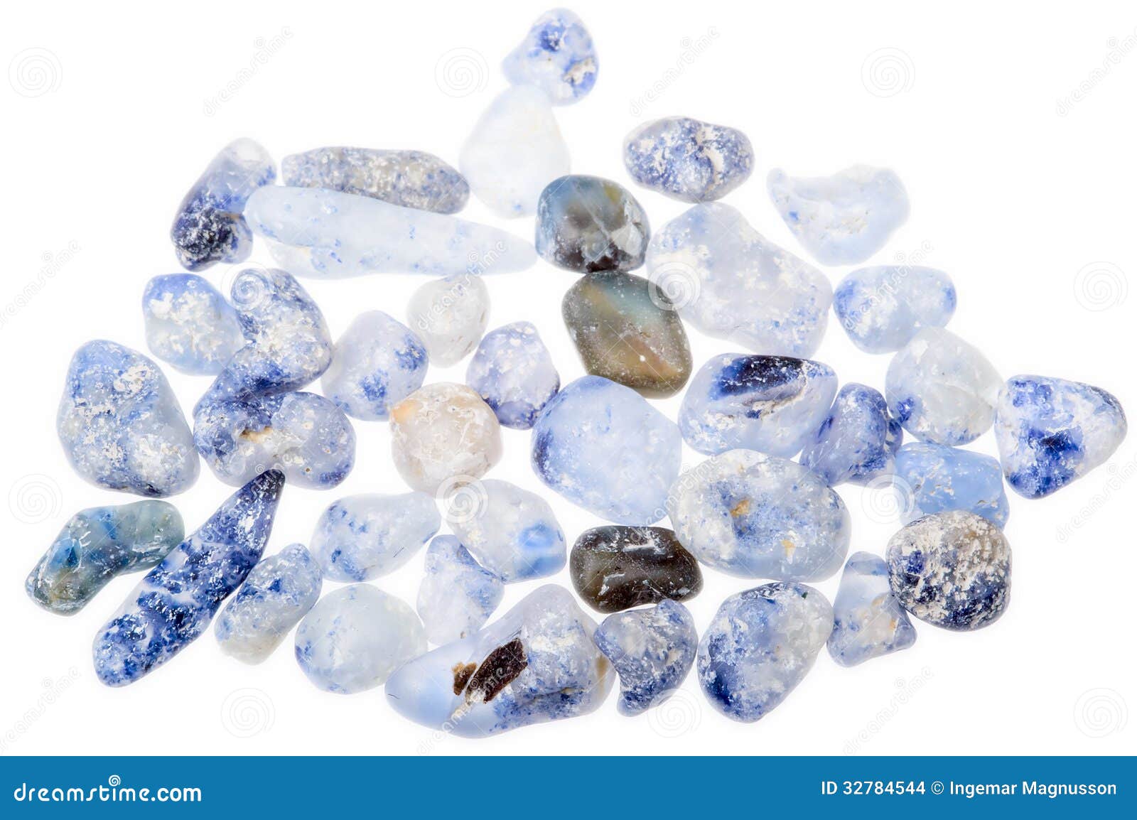 A Pile of Rough Uncut Light Blue Sapphires Stock Photo - Image of ...