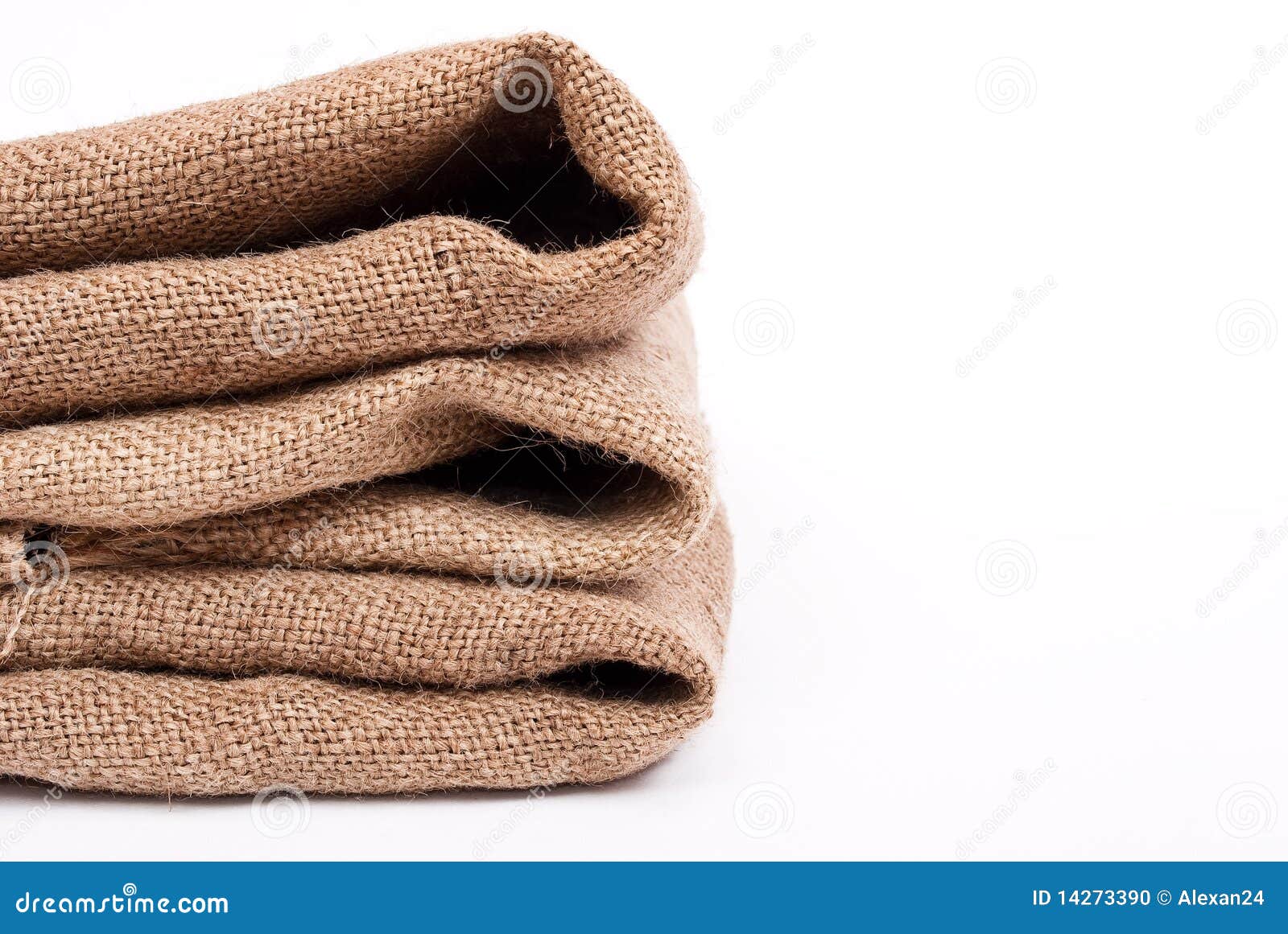 Pile of sackcloth material stock photo. Image of fabric 14273390