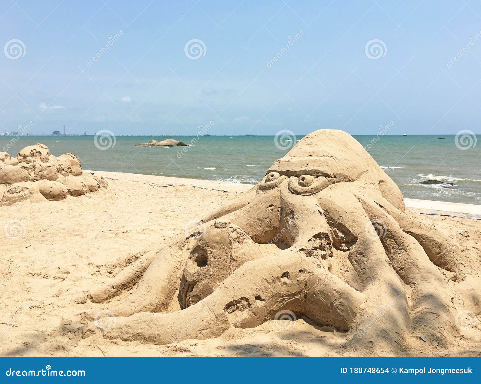 A Pile of Sand Sculptures of Animals Stock Photo - Image of pattern,  buddhism: 180748654