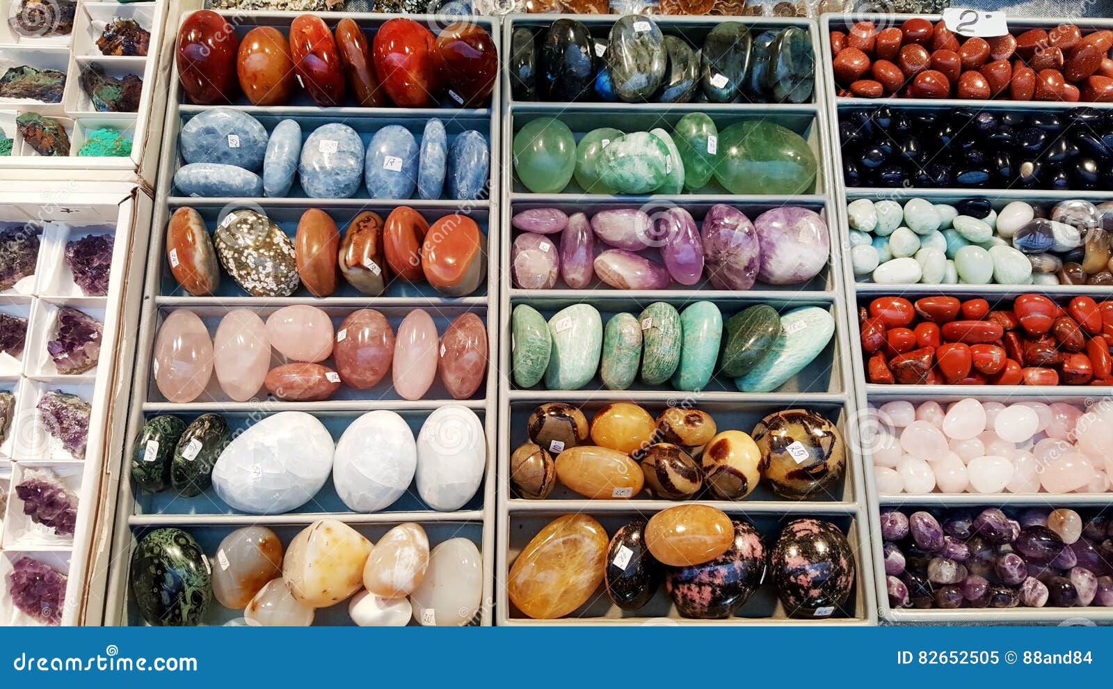 Pile of Semi Precious Stones Stock Image Image of gift, detail 82652505