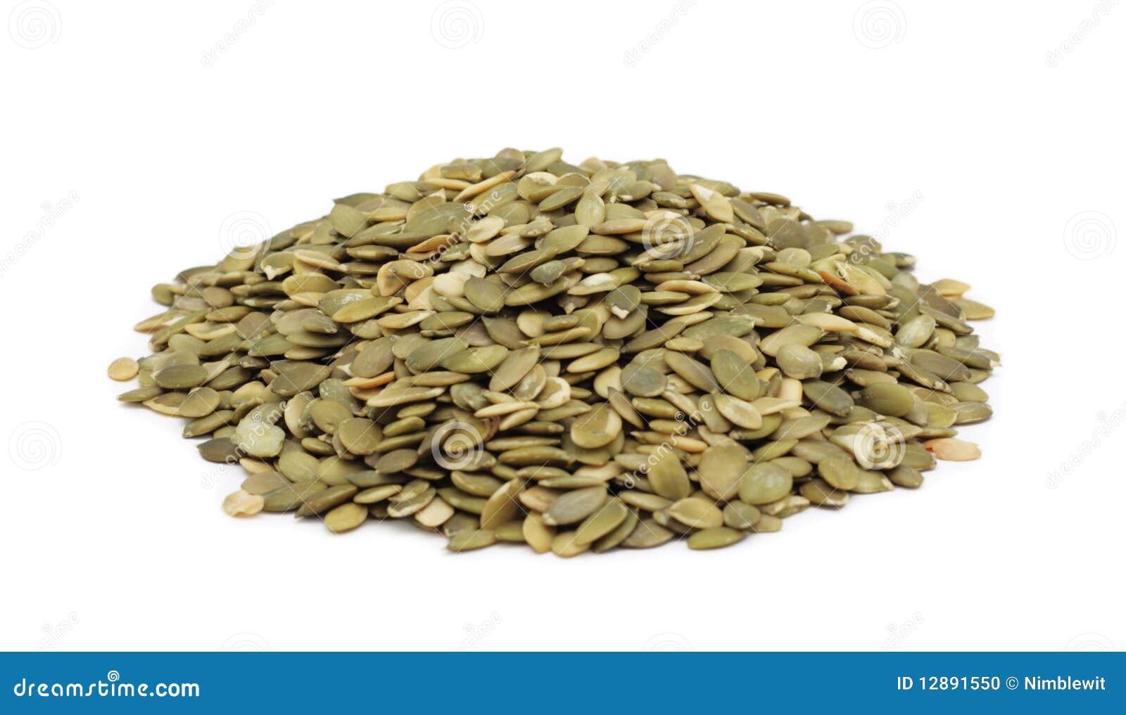 Pile of Shelled Pumpkin Seeds, Isolated Stock Photo Image of gourd
