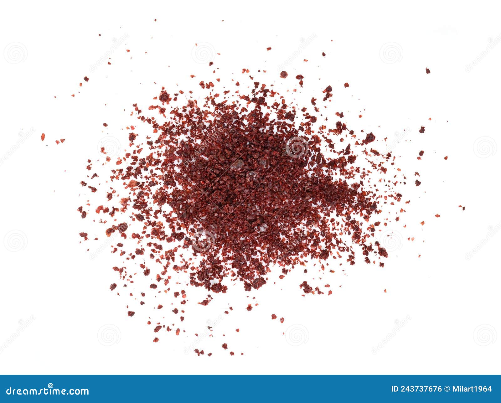 Pile of Sumac Spice Isolated on White. Stock Photo Image of fresh, arabic 243737676