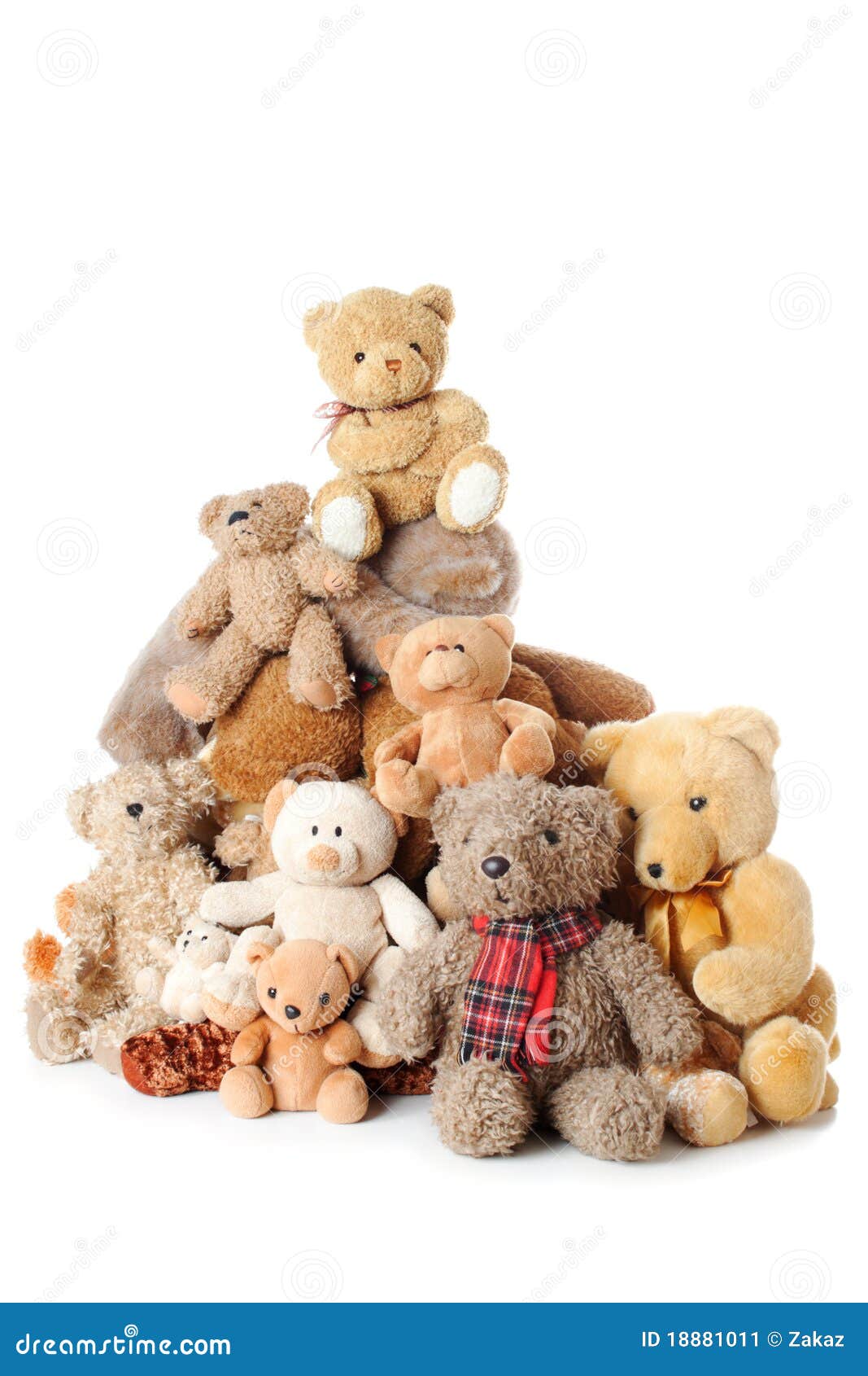 bunch of teddy bears