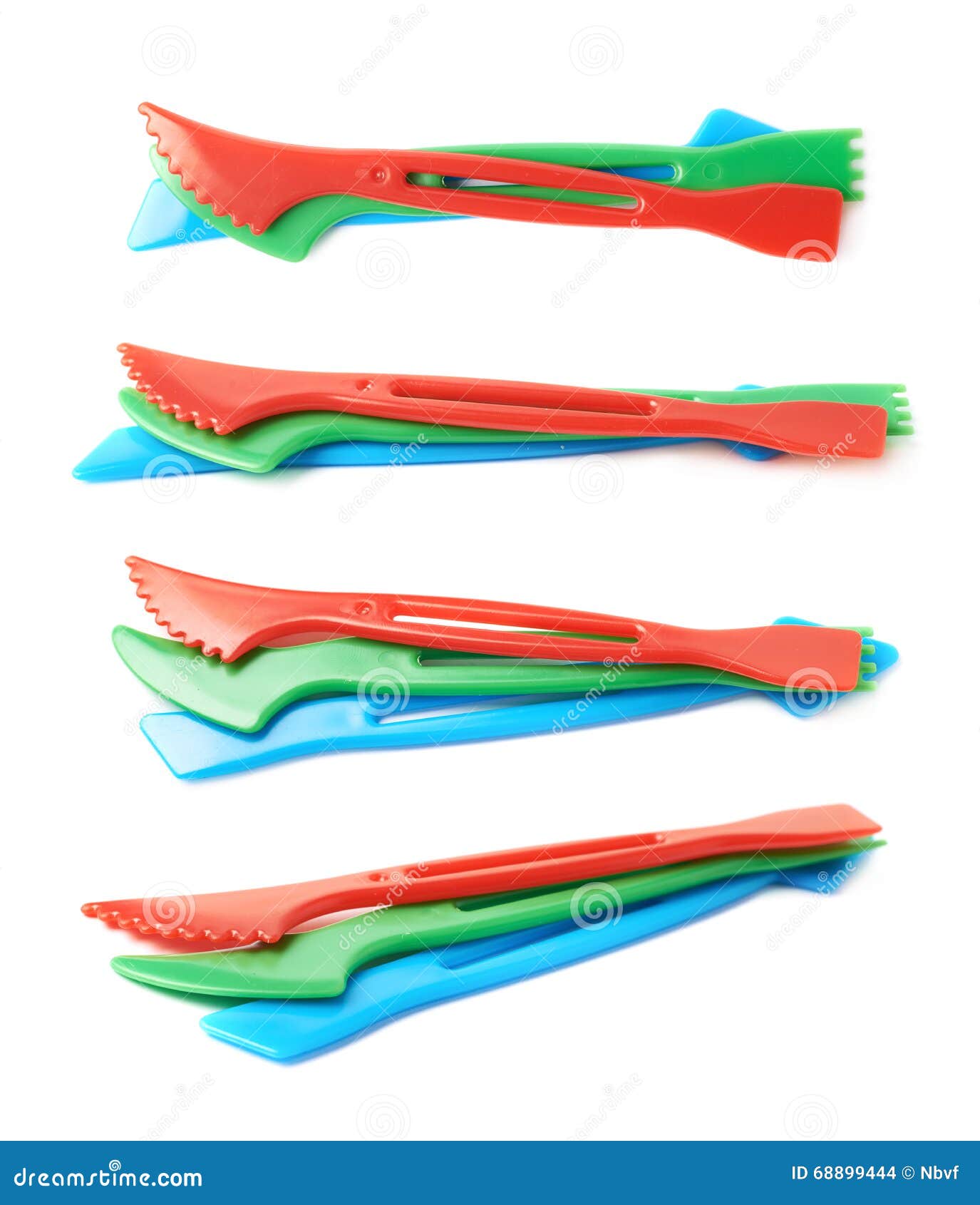 Pile of Three Plastic Chisels Isolated Stock Photo Image of chisel