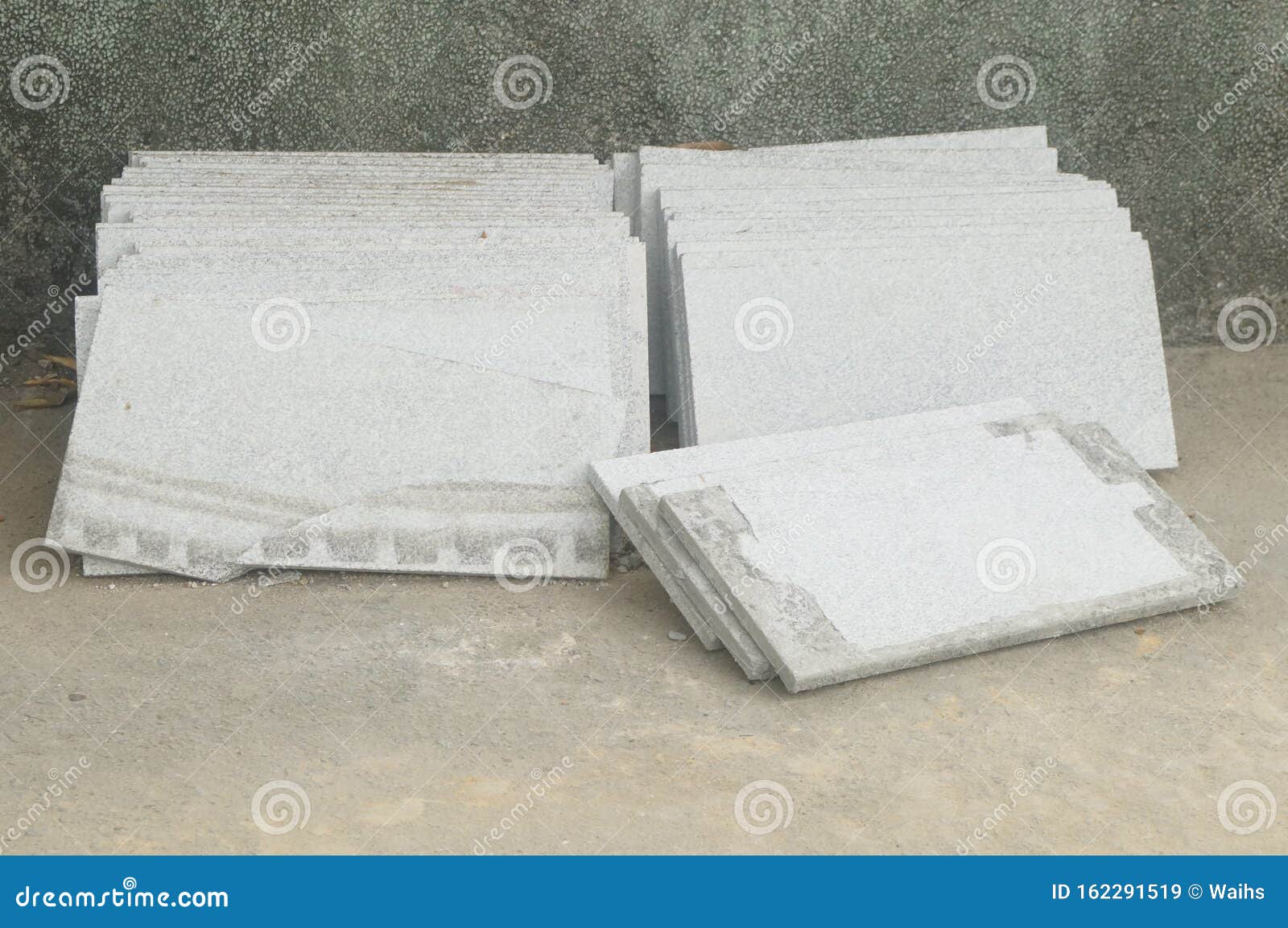 A Pile of Tiles on the Construction Site Stock Image Image of site