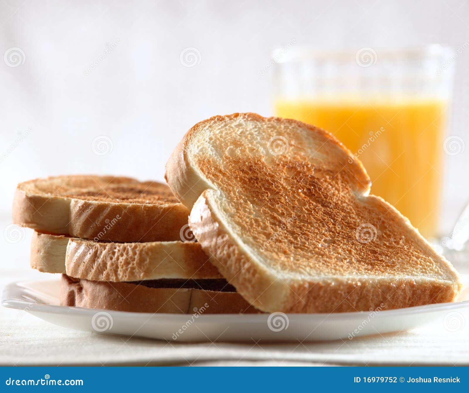 Pile of Toast for Breakfast Stock Photo Image of plate, breakfast