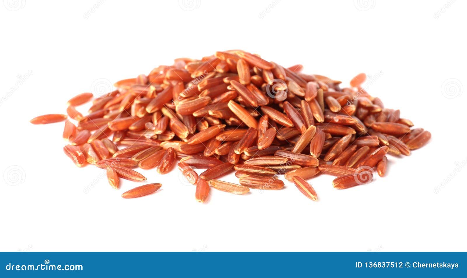 Pile of Uncooked Brown Rice Isolated on White Stock Photo Image of fresh, cuisine 136837512