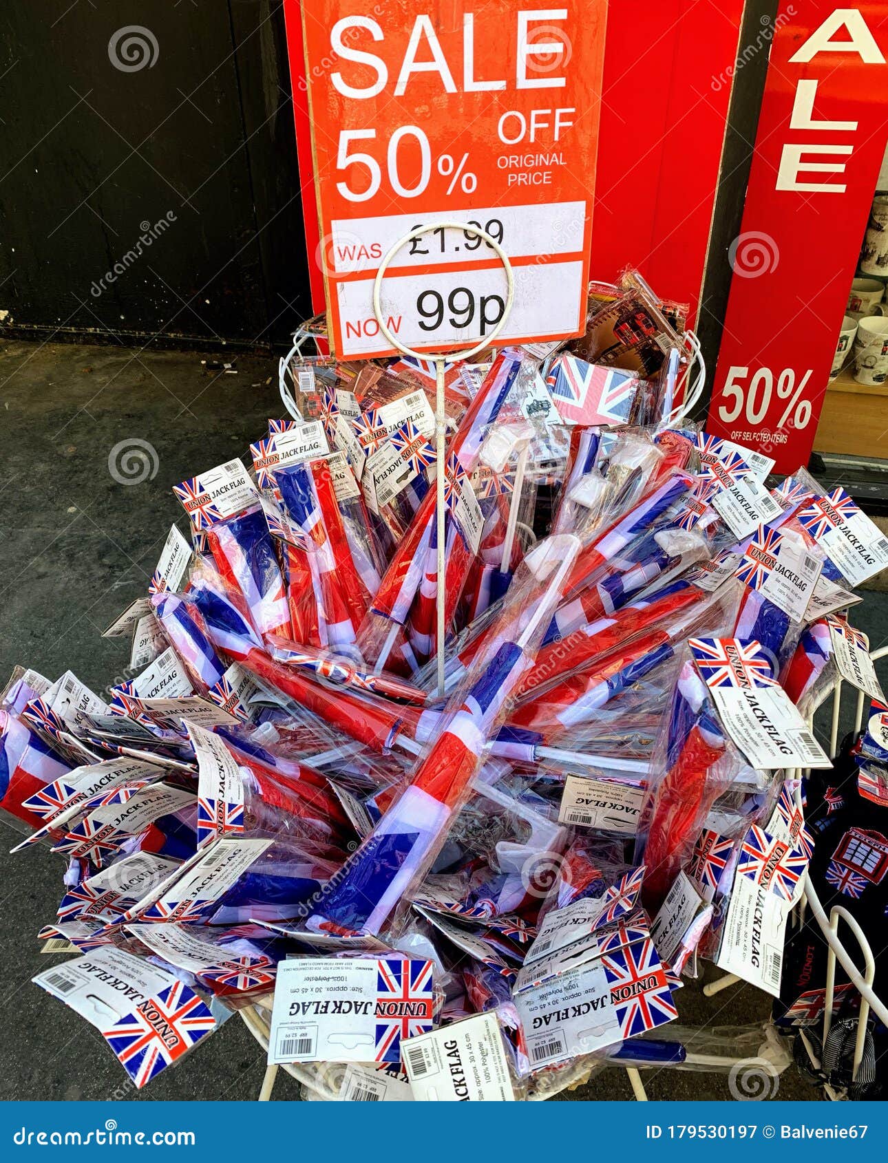 Pile of Union Jack Flags for Sale Editorial Photography Image of